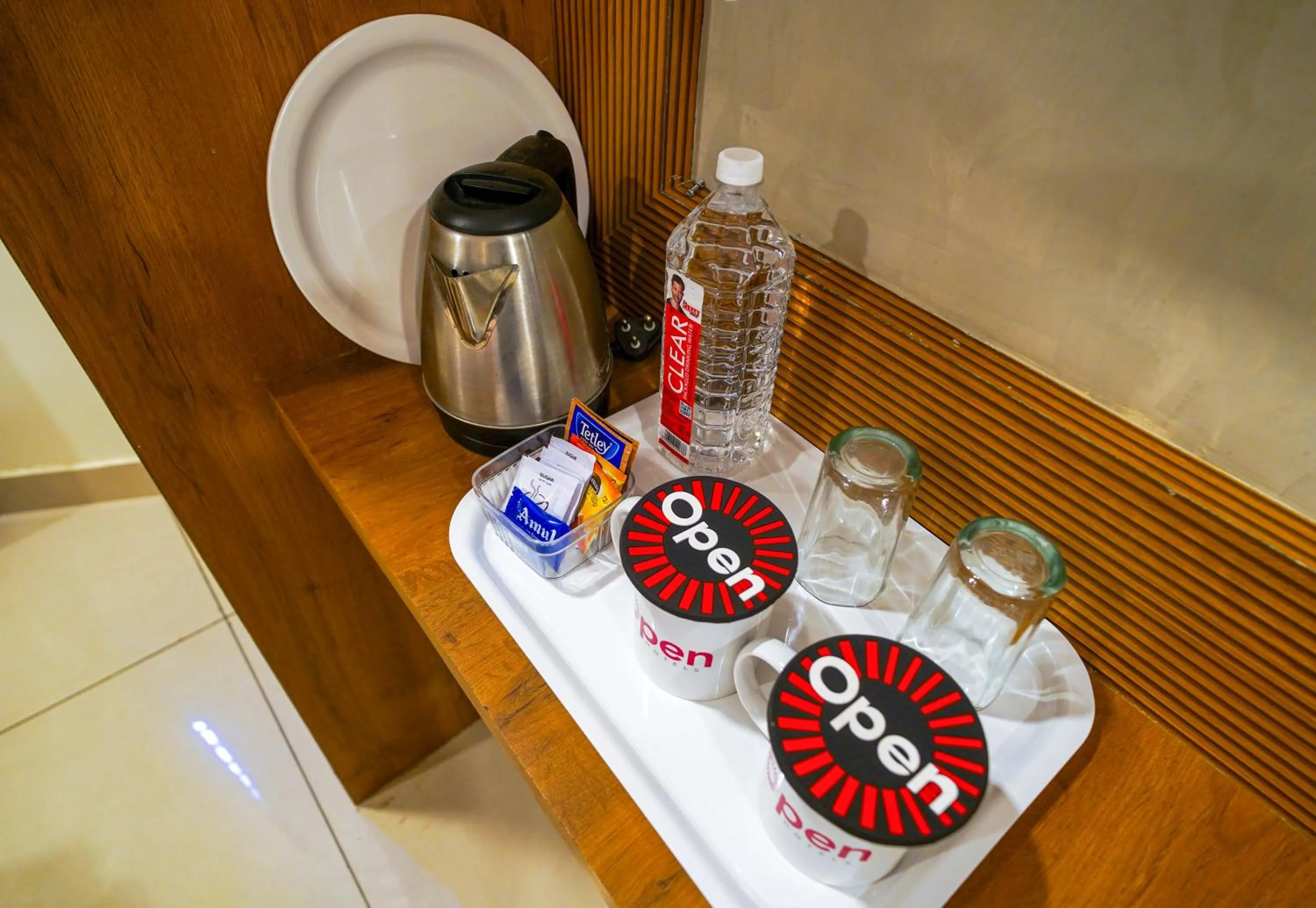 Coffee/tea facilities in Open Hotel by Olive - Hilvon Business Hotel