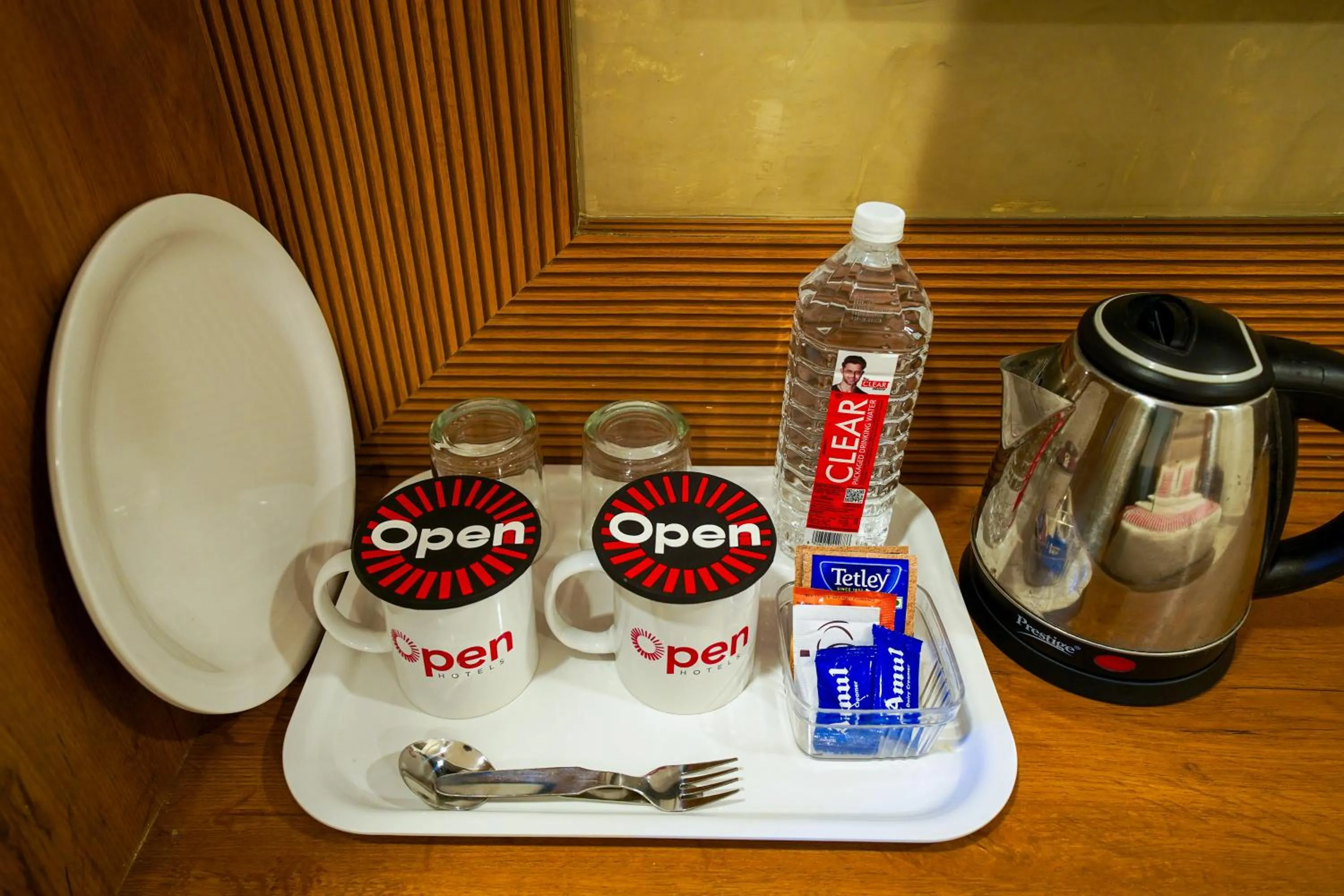 Coffee/tea facilities in Open Hotel by Olive - Hilvon Business Hotel