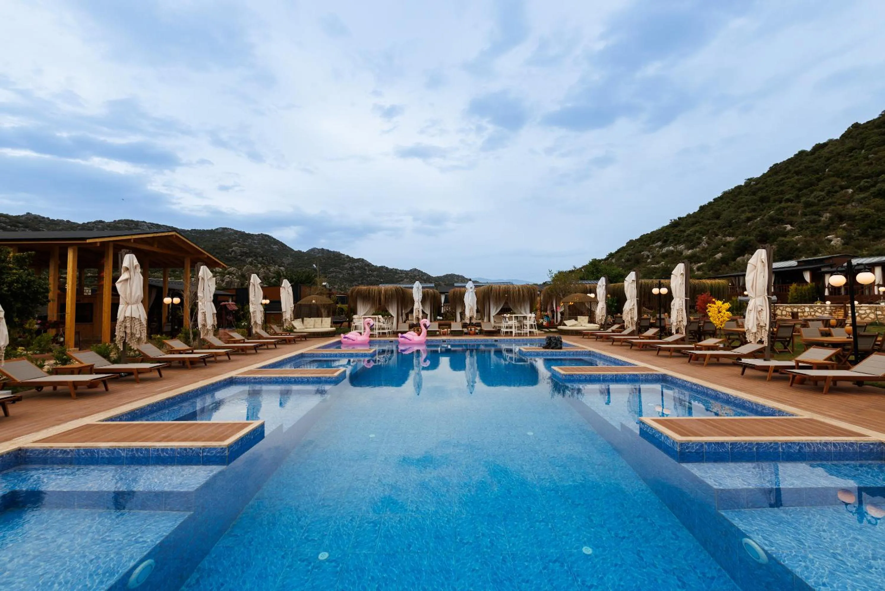 Day in Kekova Garden Village