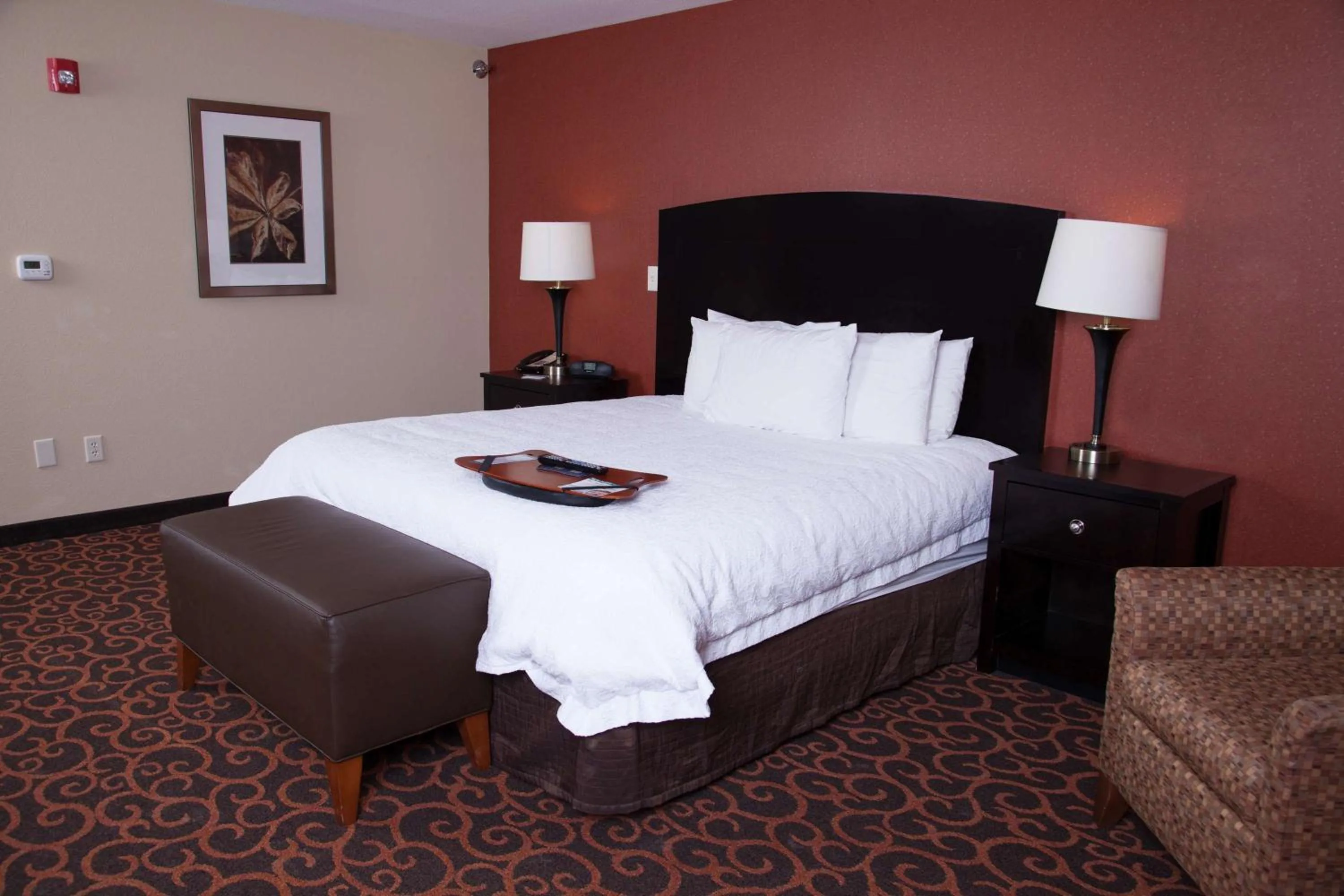 Bed in Hampton Inn & Suites Dickinson ND