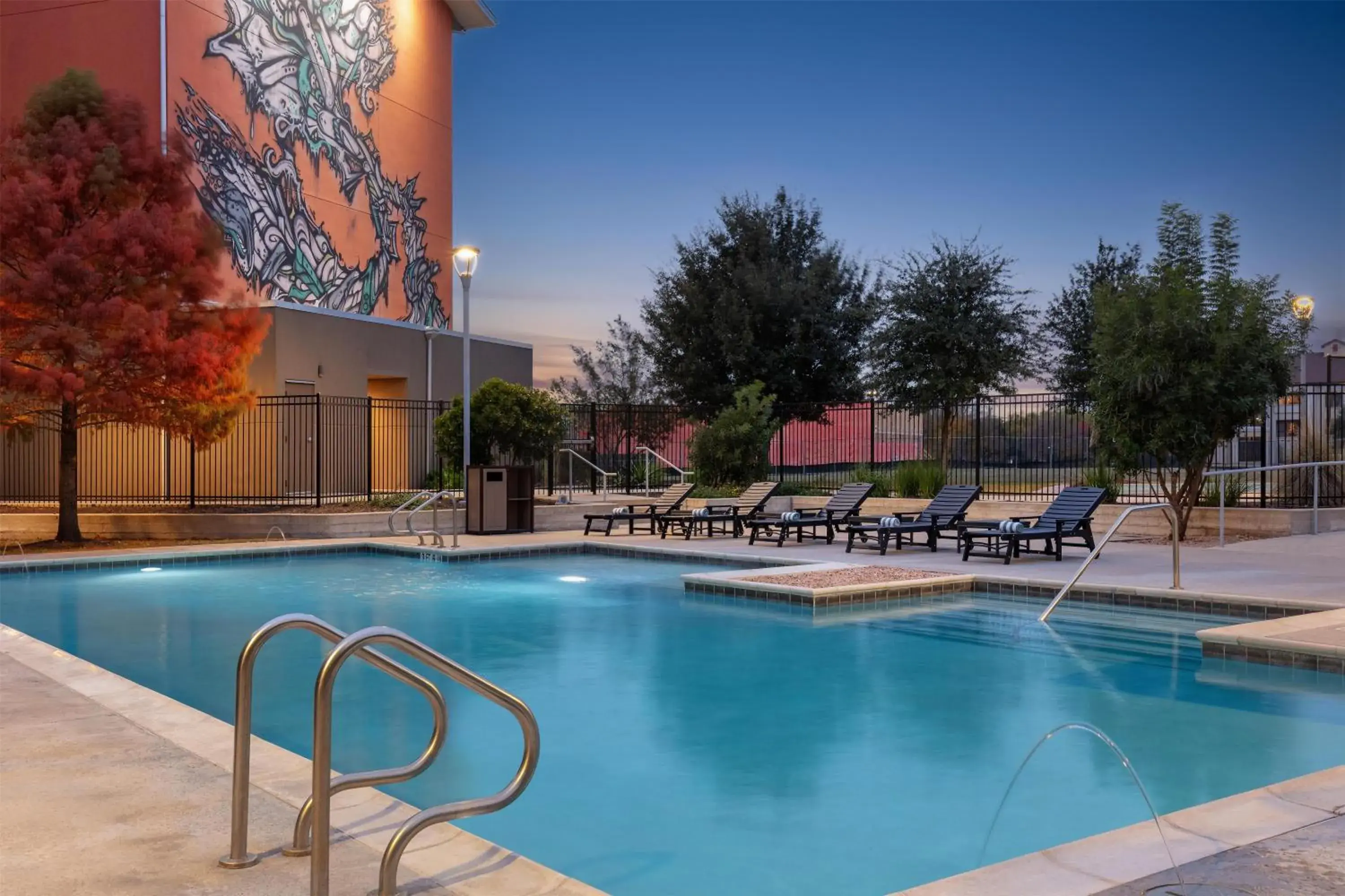 Pool view in Homewood Suites TechRidge Parmer @ I-35 Pool view in Homewood Suites TechRidge Parmer @ I-35