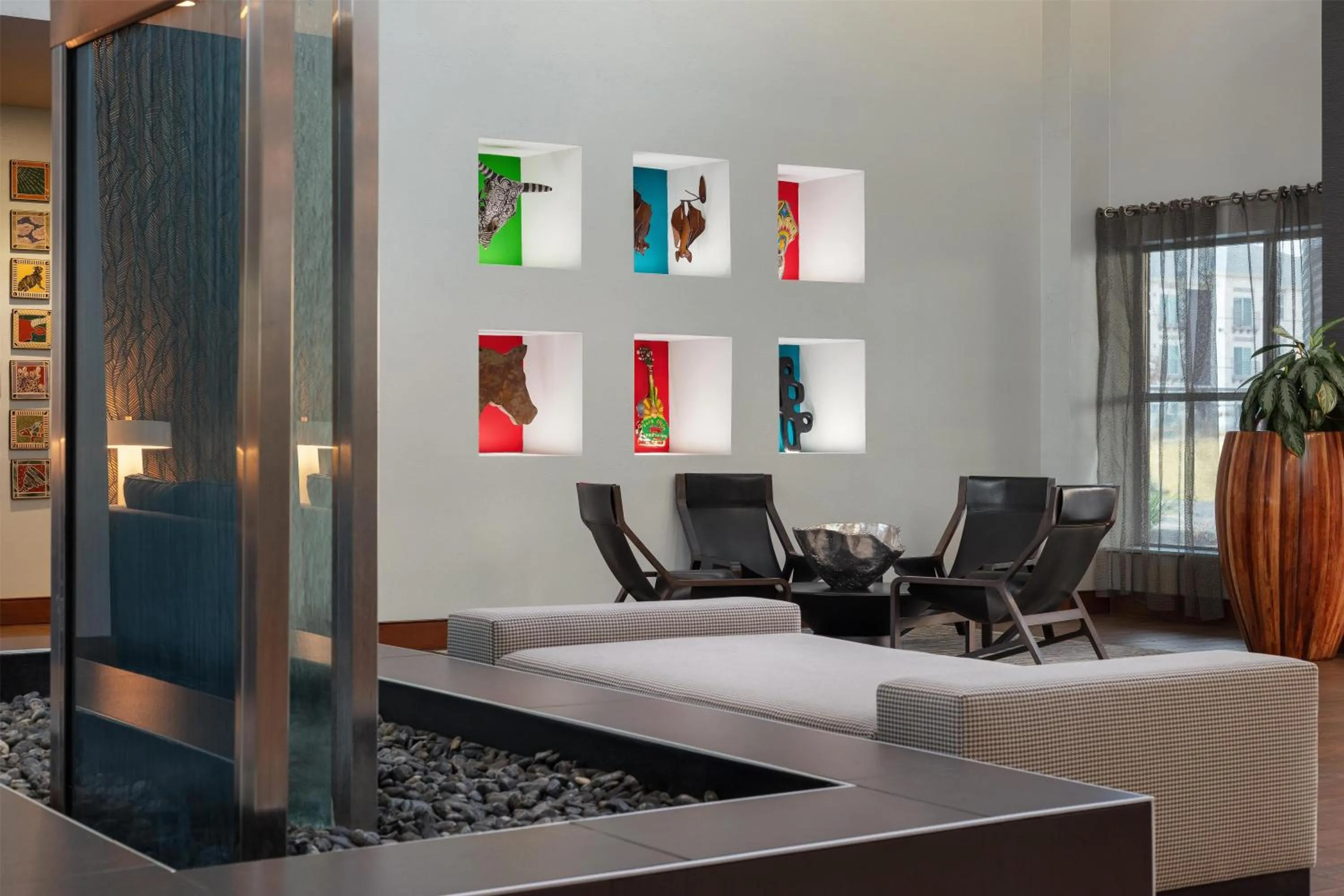 Lobby or reception in Homewood Suites TechRidge Parmer @ I-35