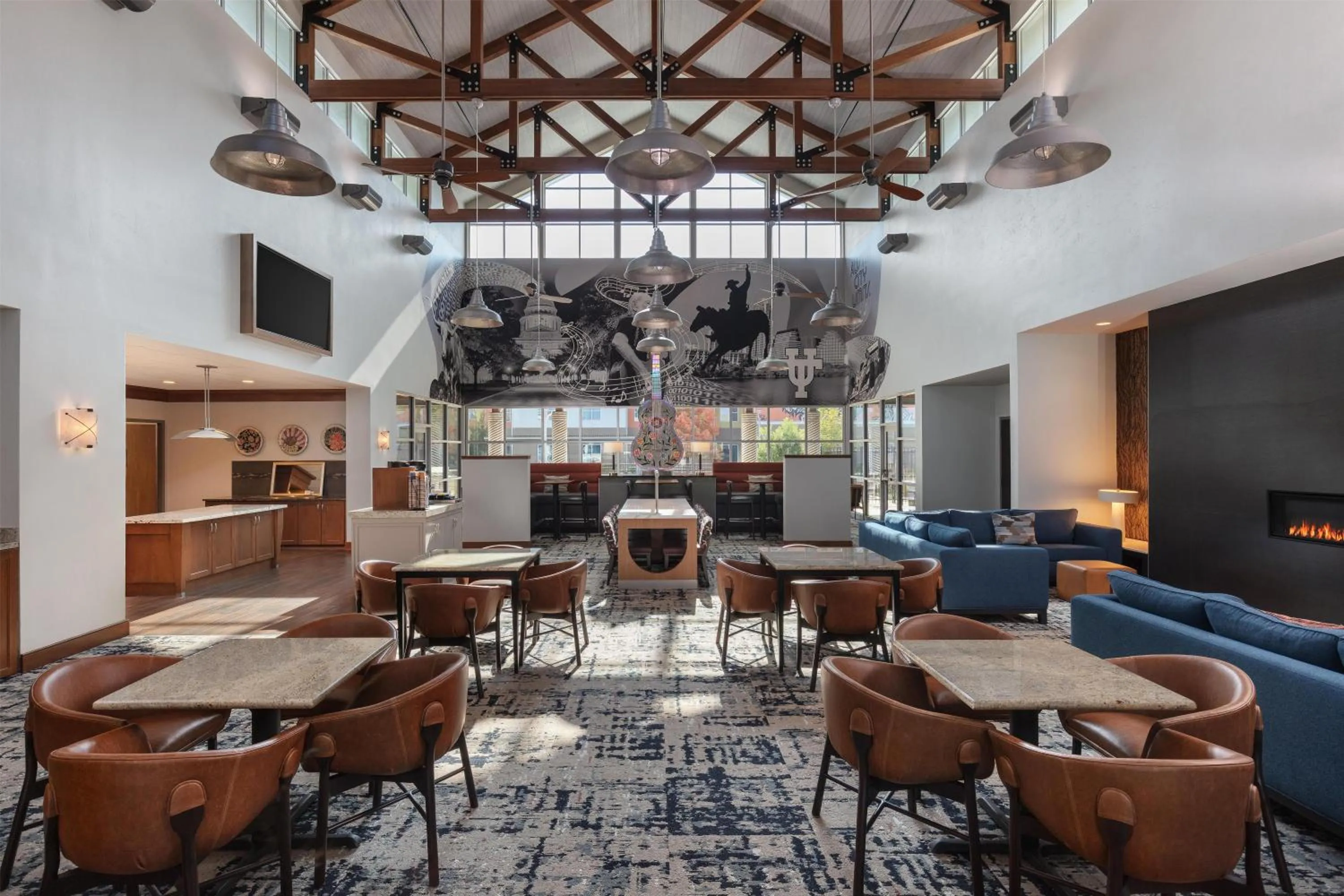 Lobby or reception in Homewood Suites TechRidge Parmer @ I-35