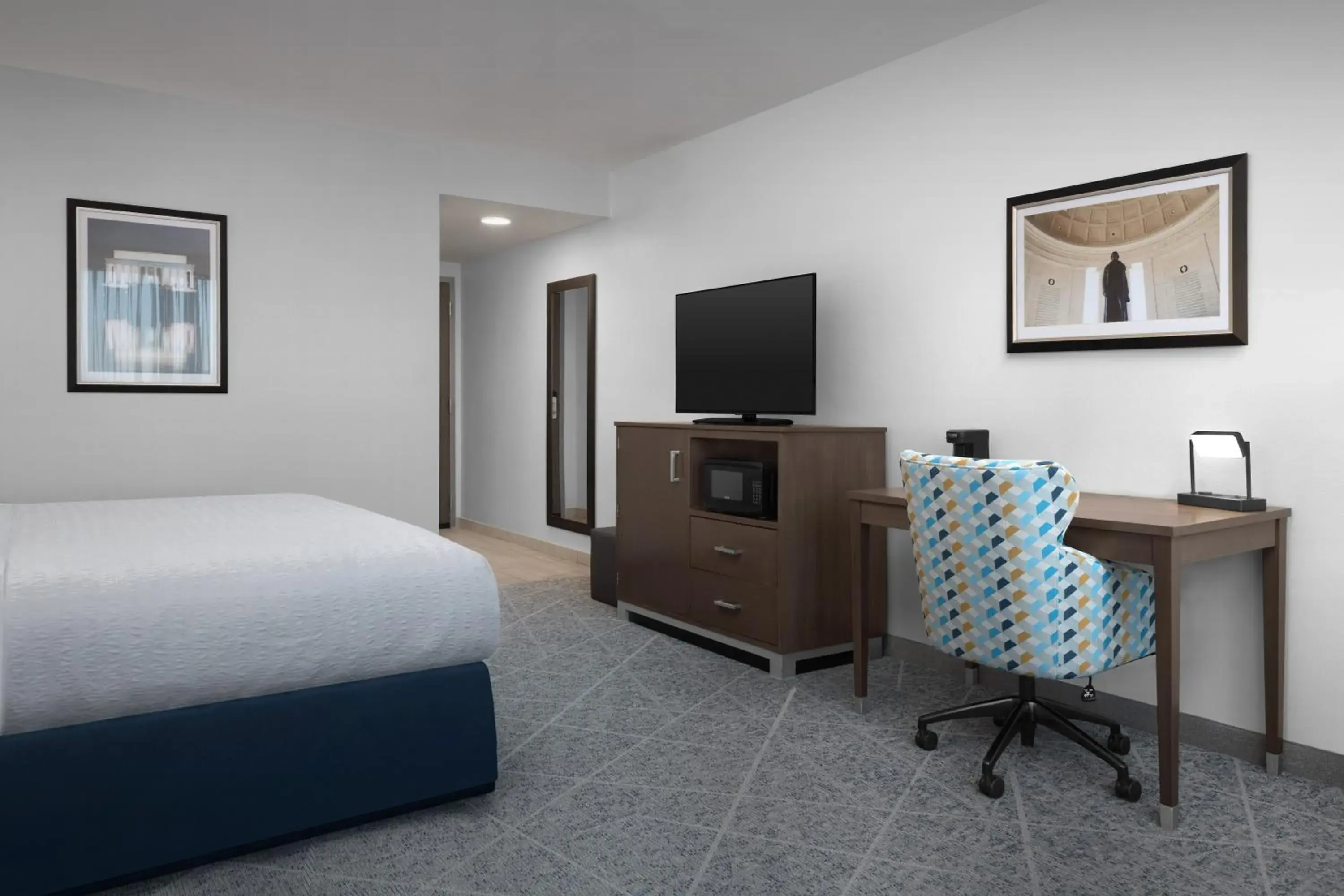 Bed in Hampton Inn Washington DC NoMa Union Station Bed in Hampton Inn Washington DC NoMa Union Station