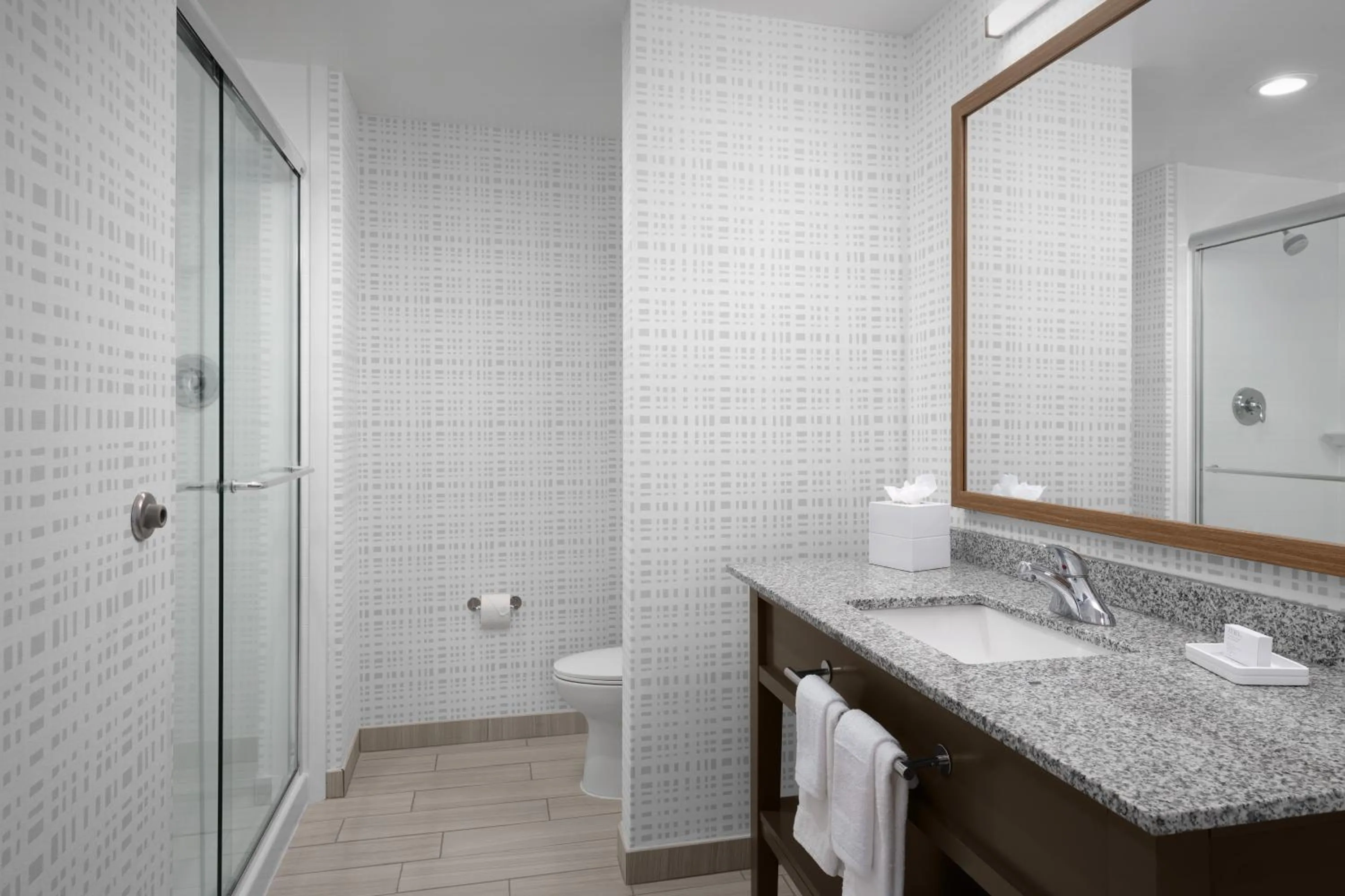 Bathroom in Hampton Inn Washington DC NoMa Union Station