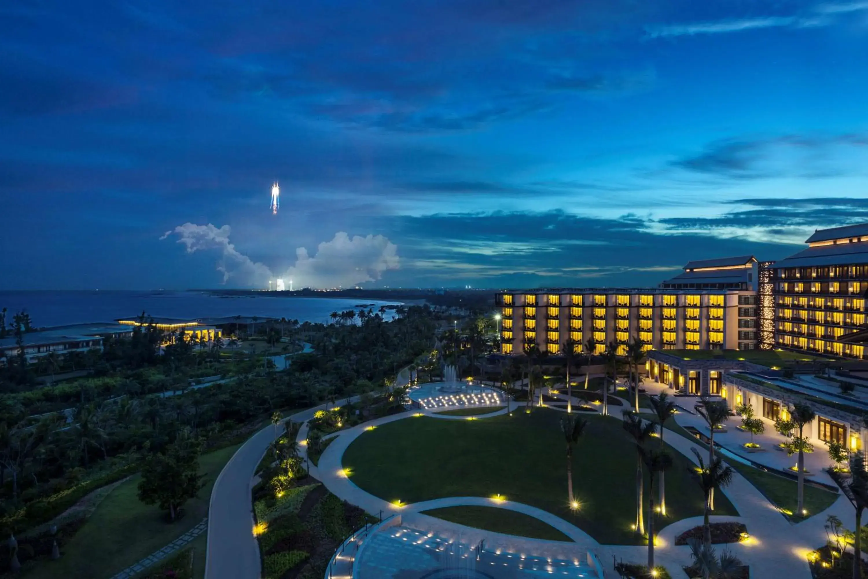 Property building in Hilton Wenchang Property building in Hilton Wenchang