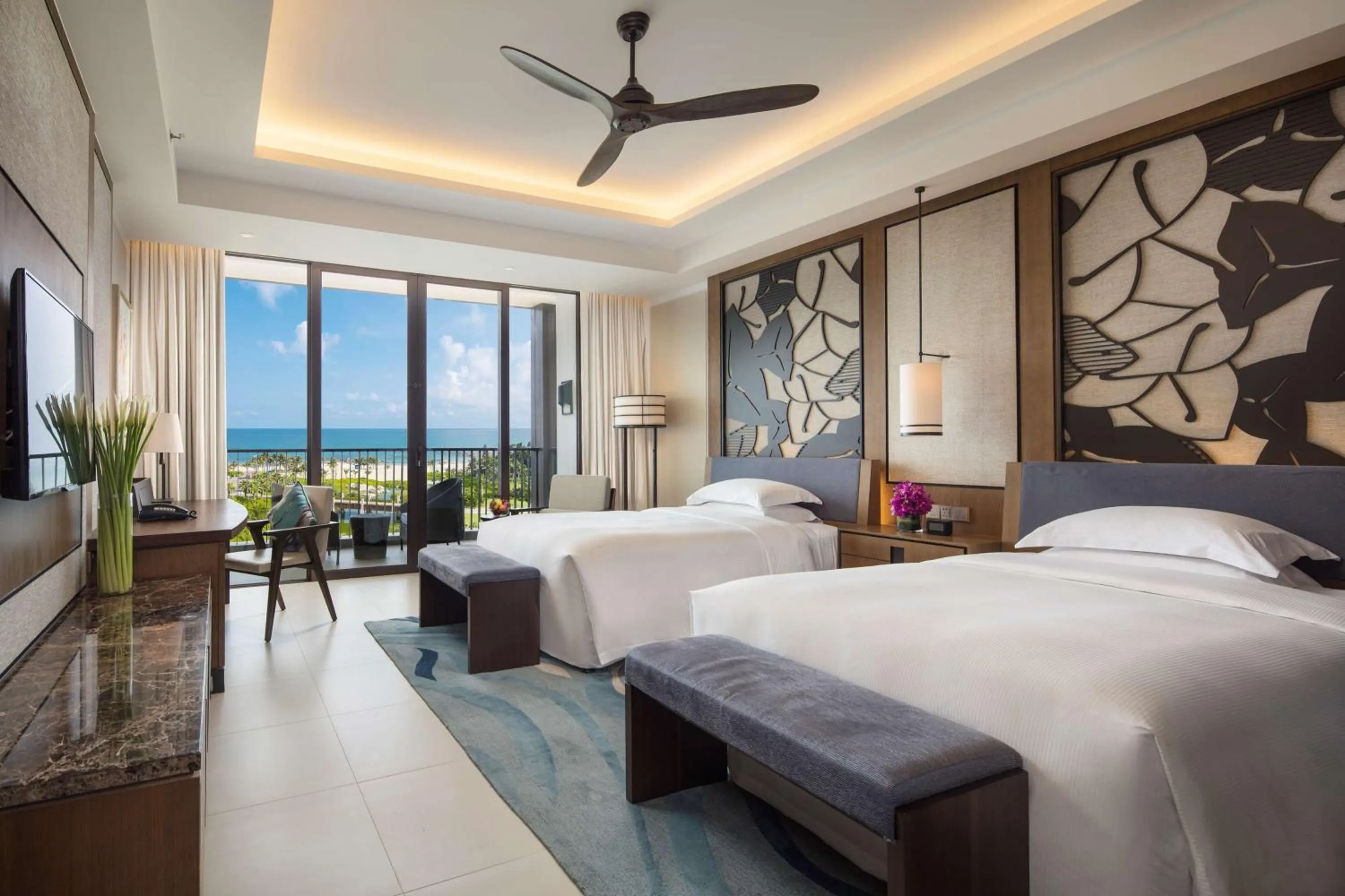 Bedroom, Bed in Hilton Wenchang