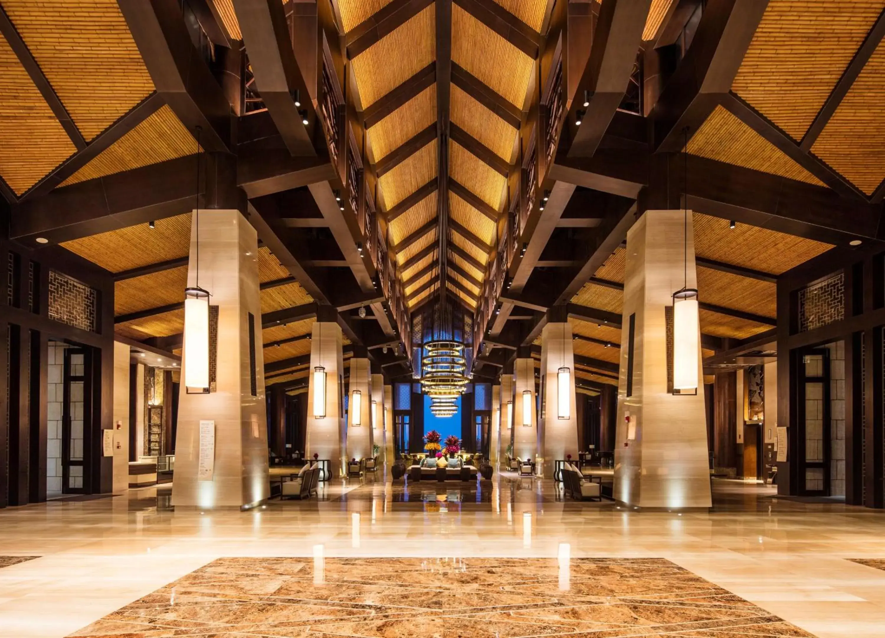 Lobby or reception in Hilton Wenchang Lobby or reception in Hilton Wenchang