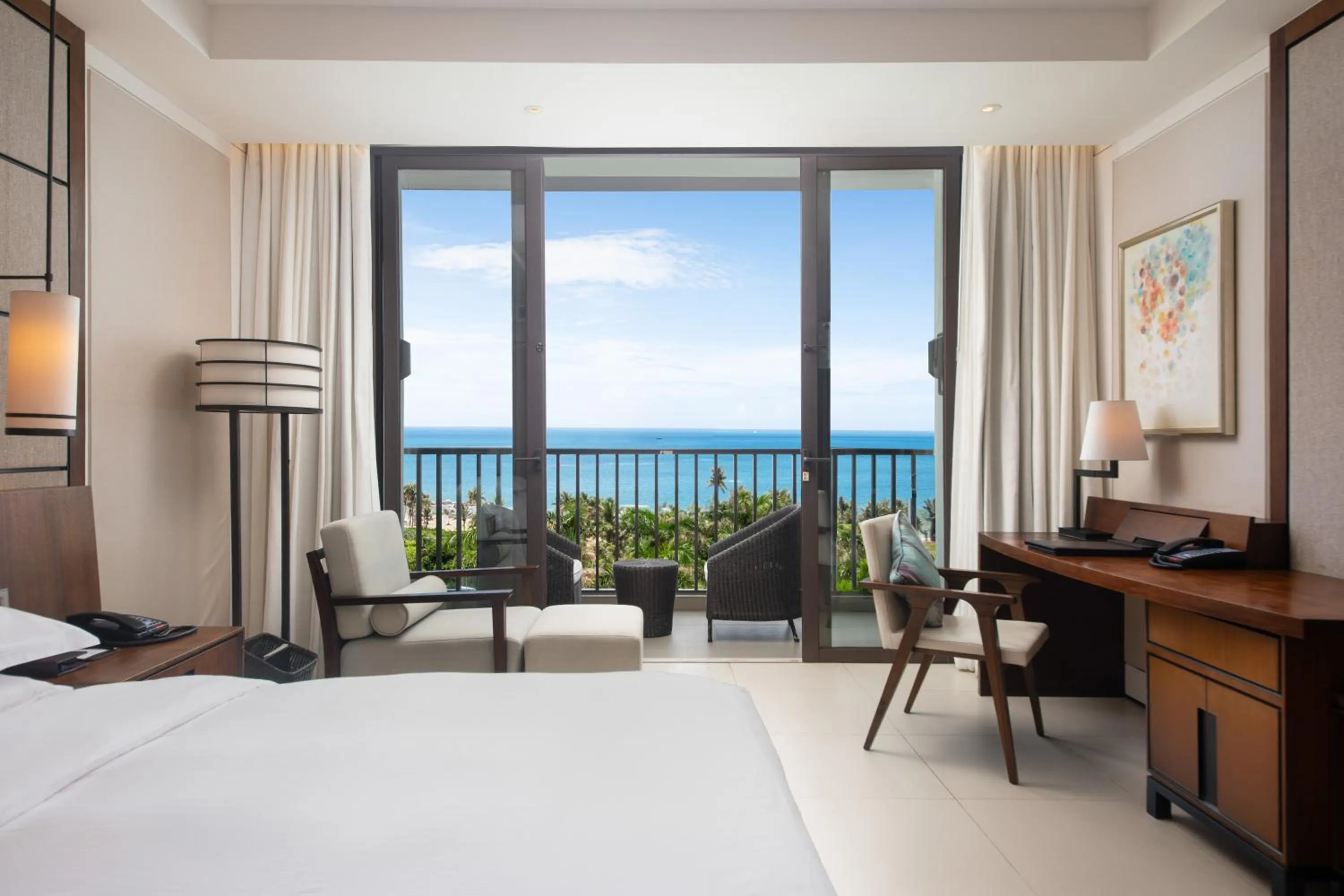 Bedroom, Bed in Hilton Wenchang