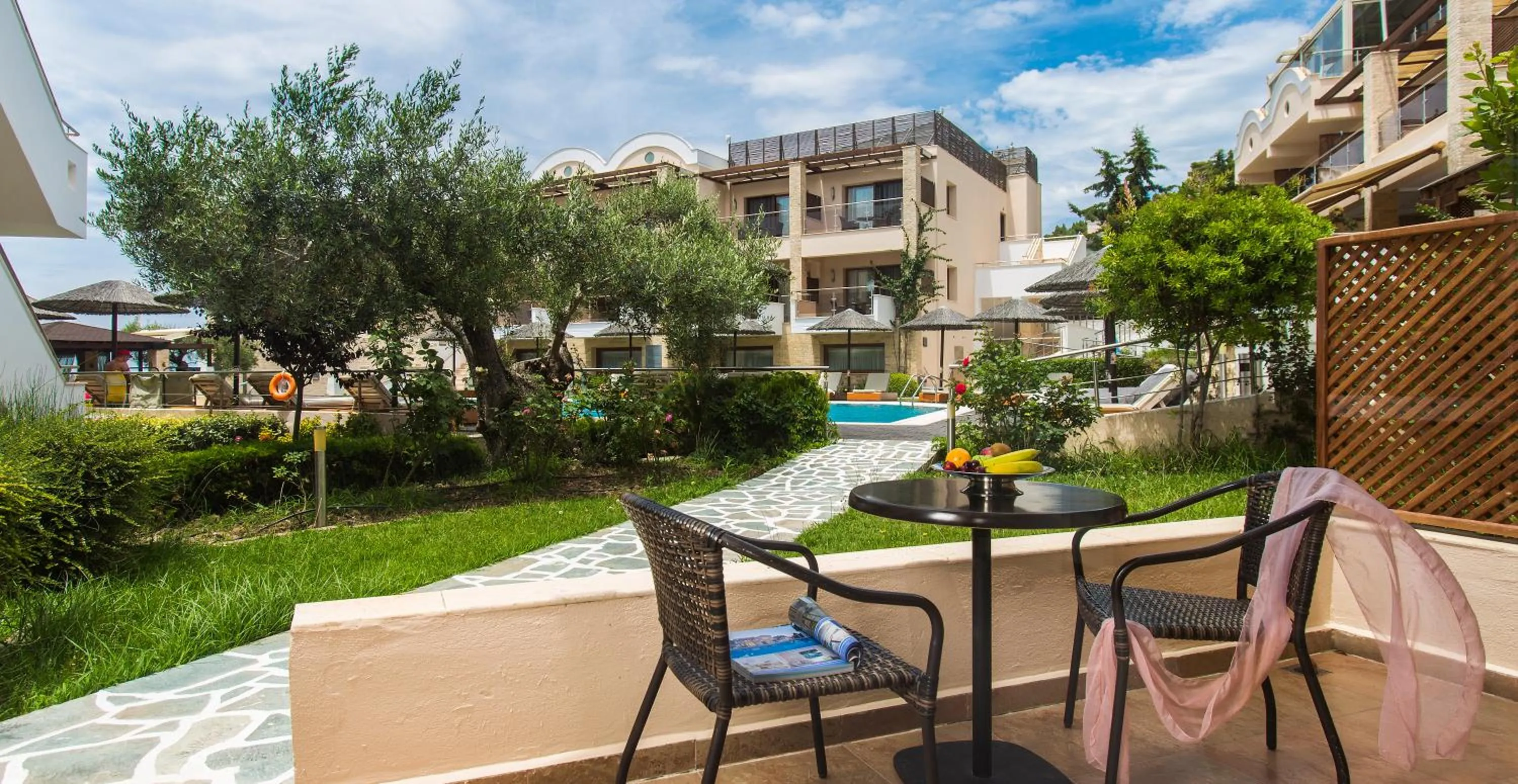 Balcony/Terrace in Olympion Sunset Halkidiki