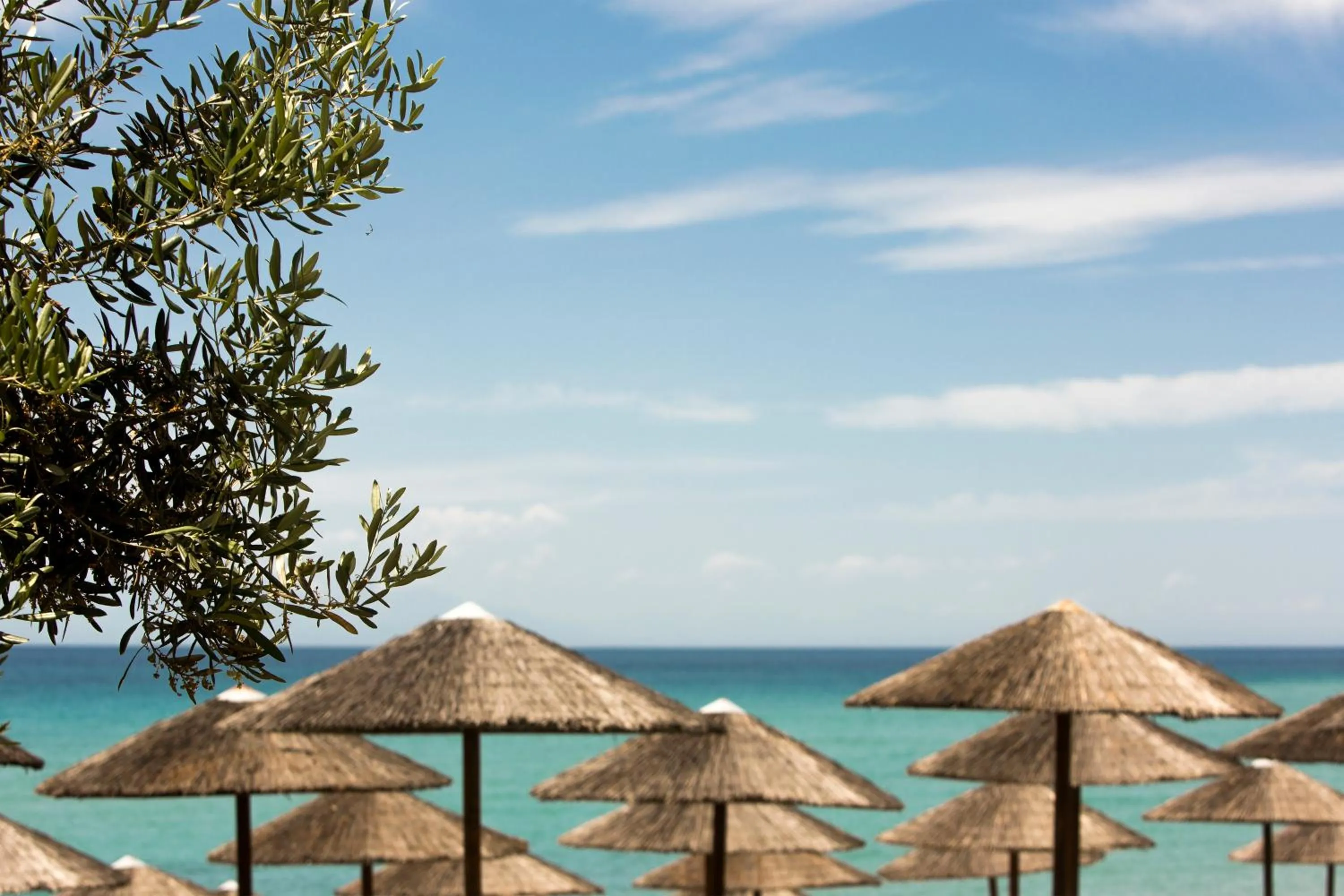 Beach in Olympion Sunset Halkidiki