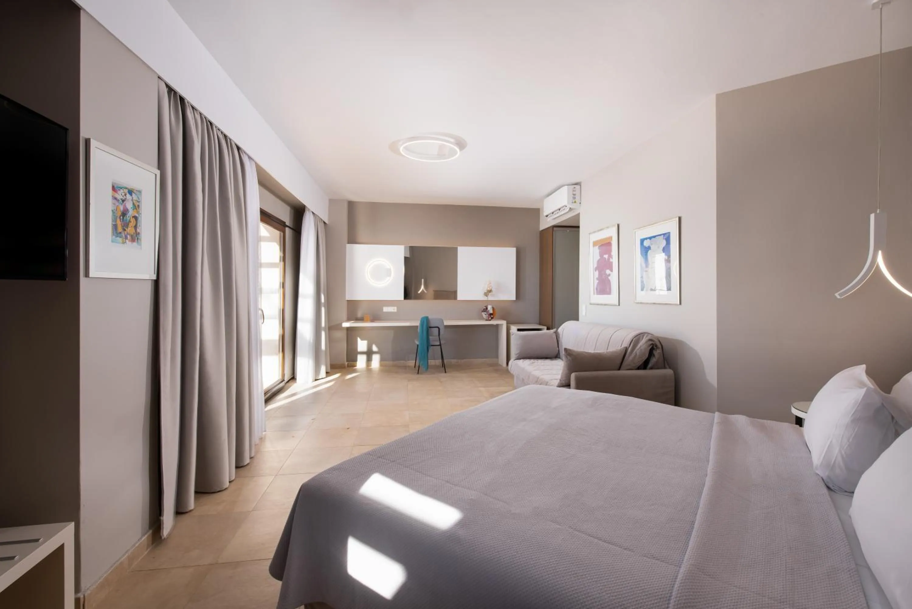 Bedroom, Bed in Olympion Sunset Halkidiki