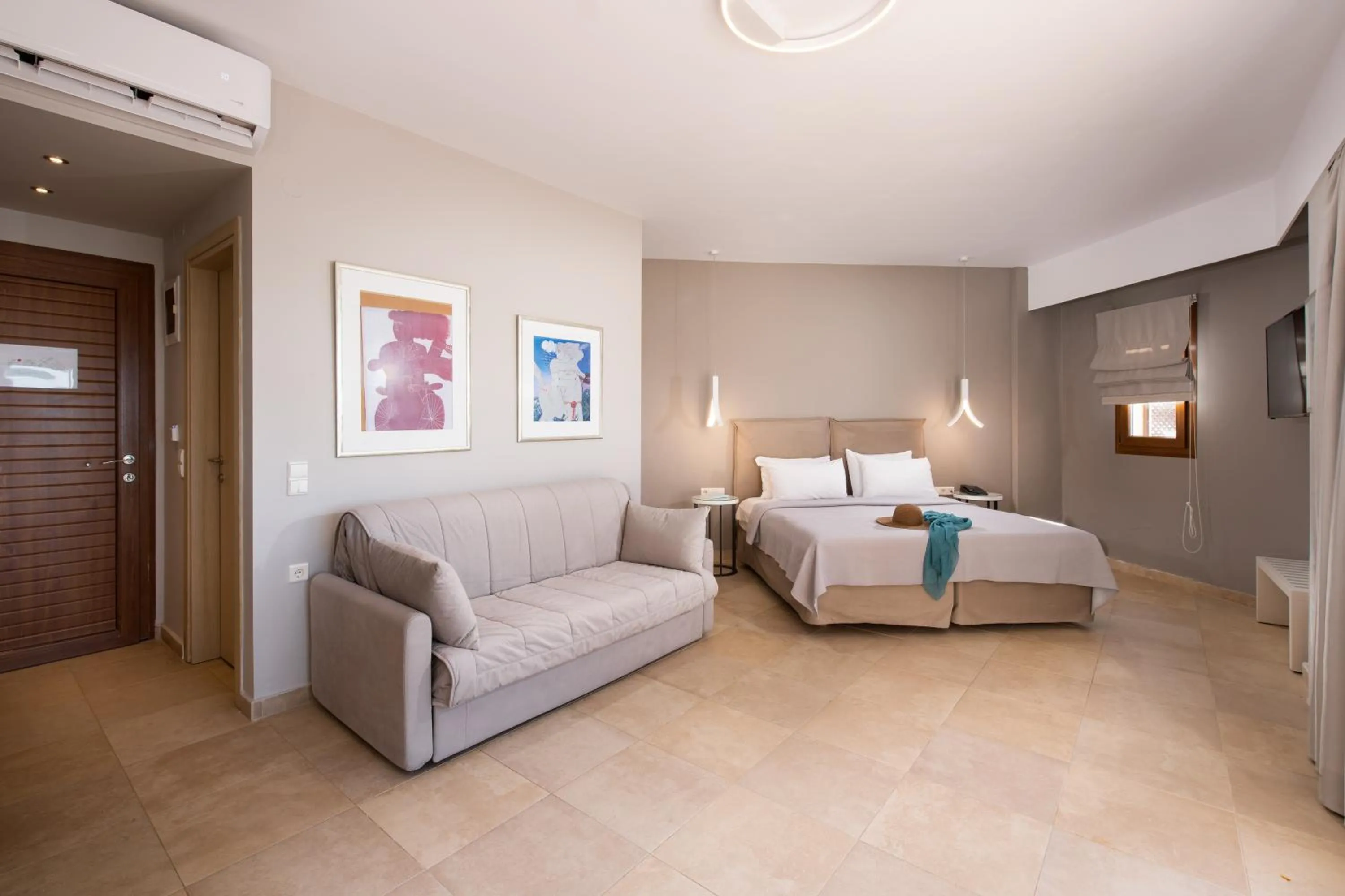 Bedroom, Bed in Olympion Sunset Halkidiki