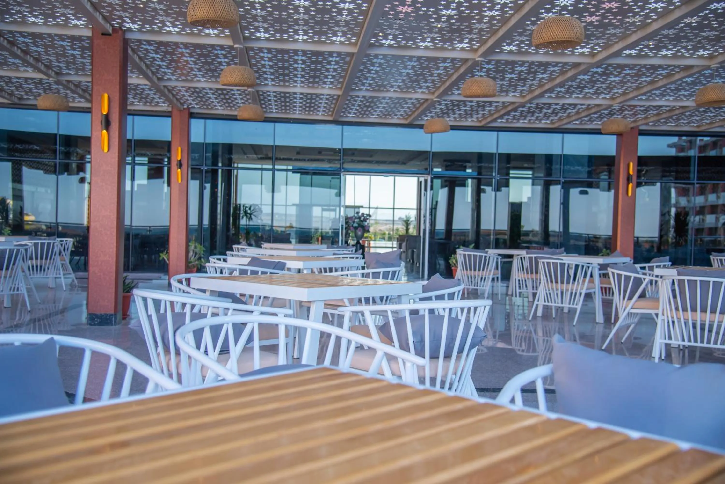 Seating area in Rewaya Majestic Resort