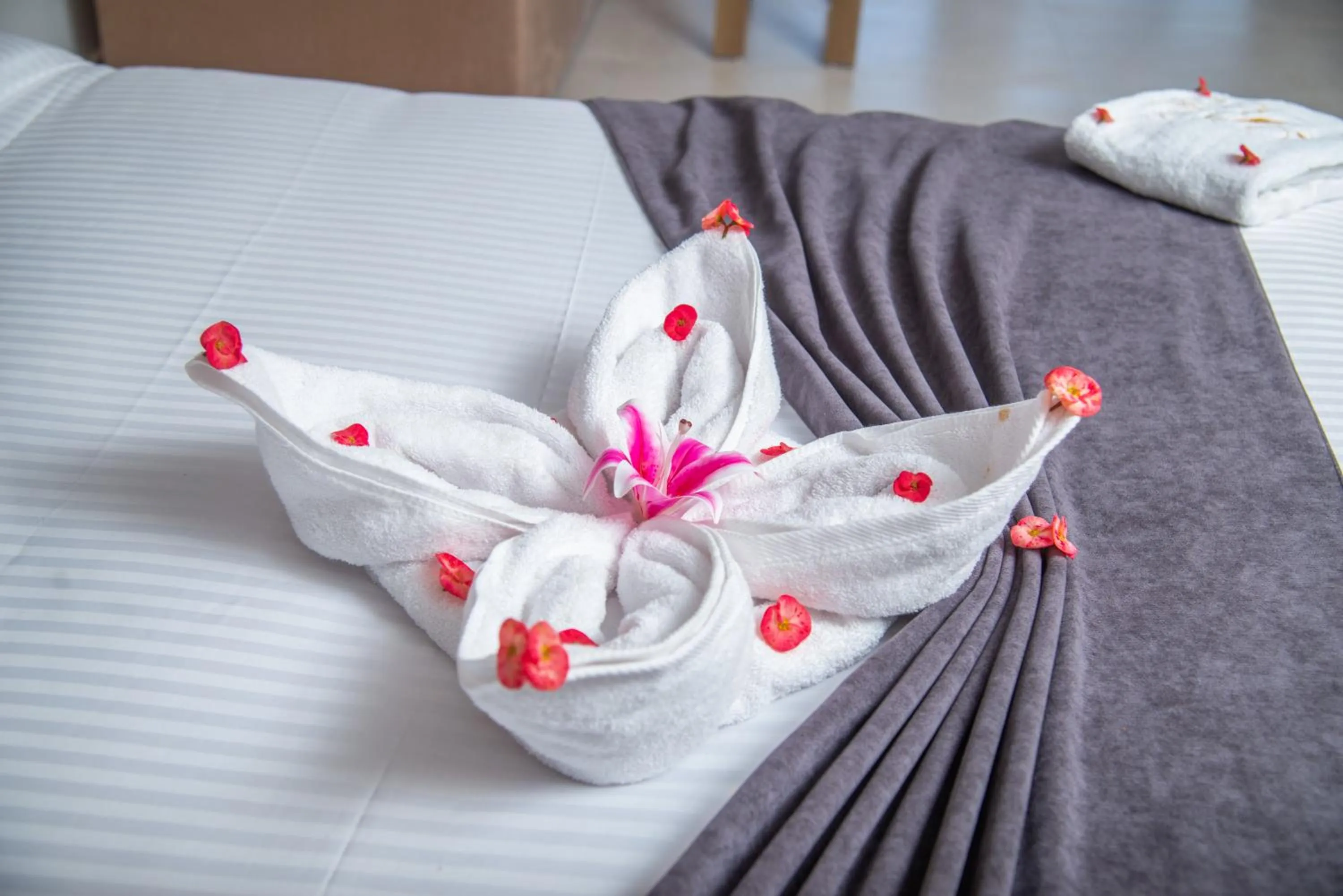 Bed in Rewaya Majestic Resort