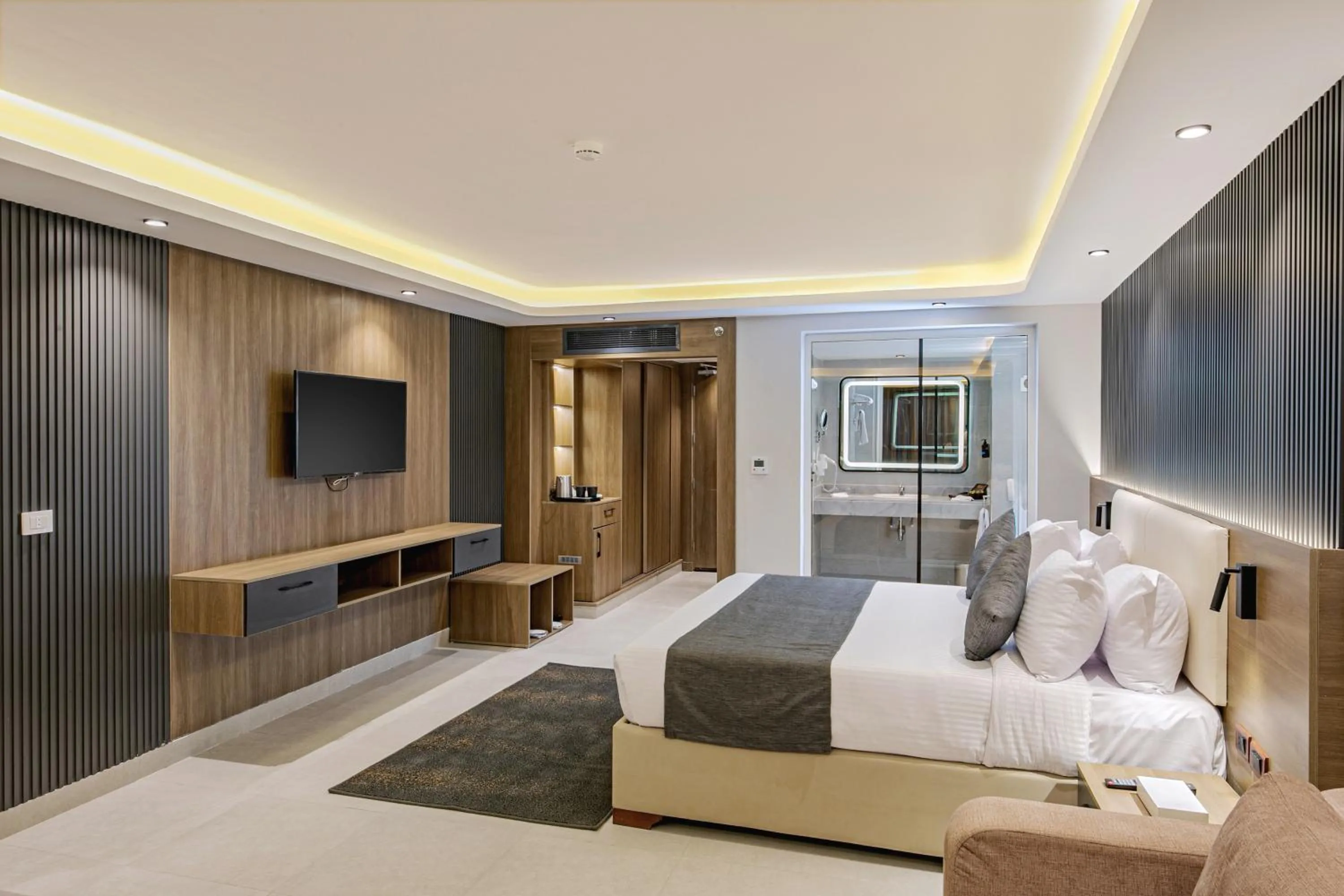 Bed in Rewaya Majestic Resort