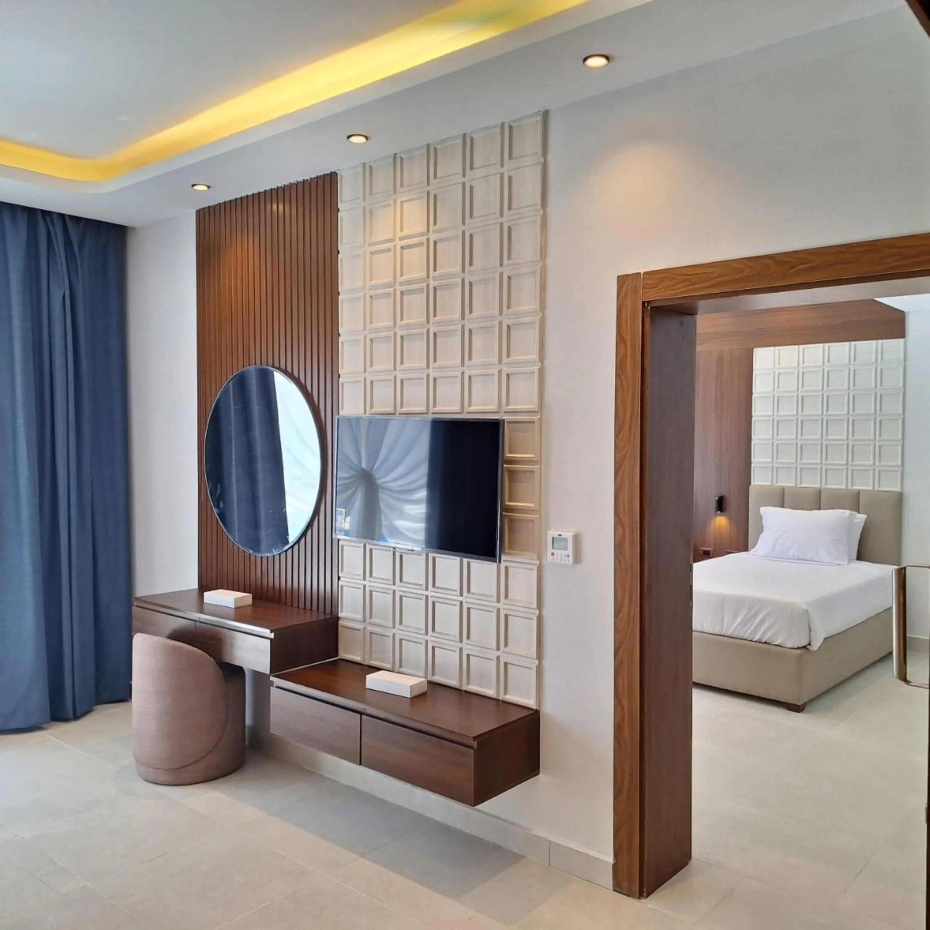 Bedroom, Bed in Rewaya Majestic Resort