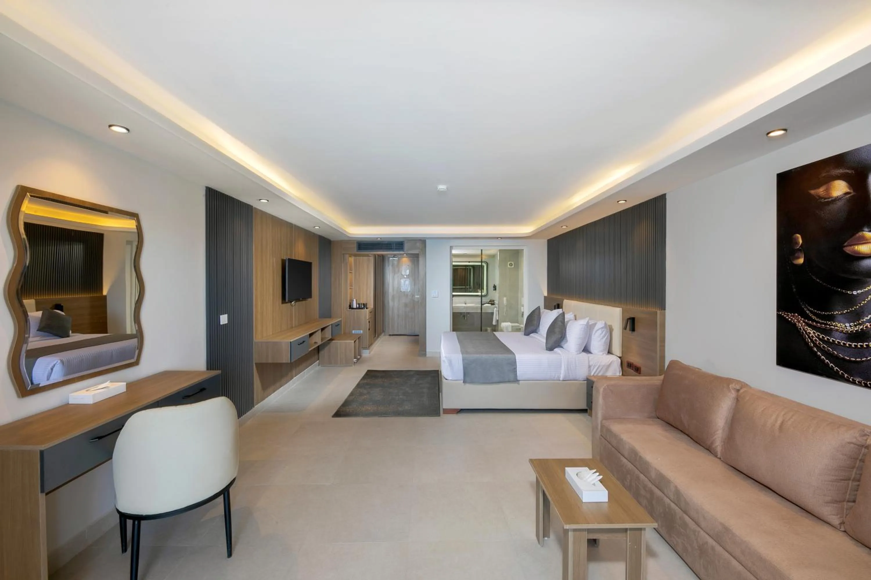 Bed in Rewaya Majestic Resort