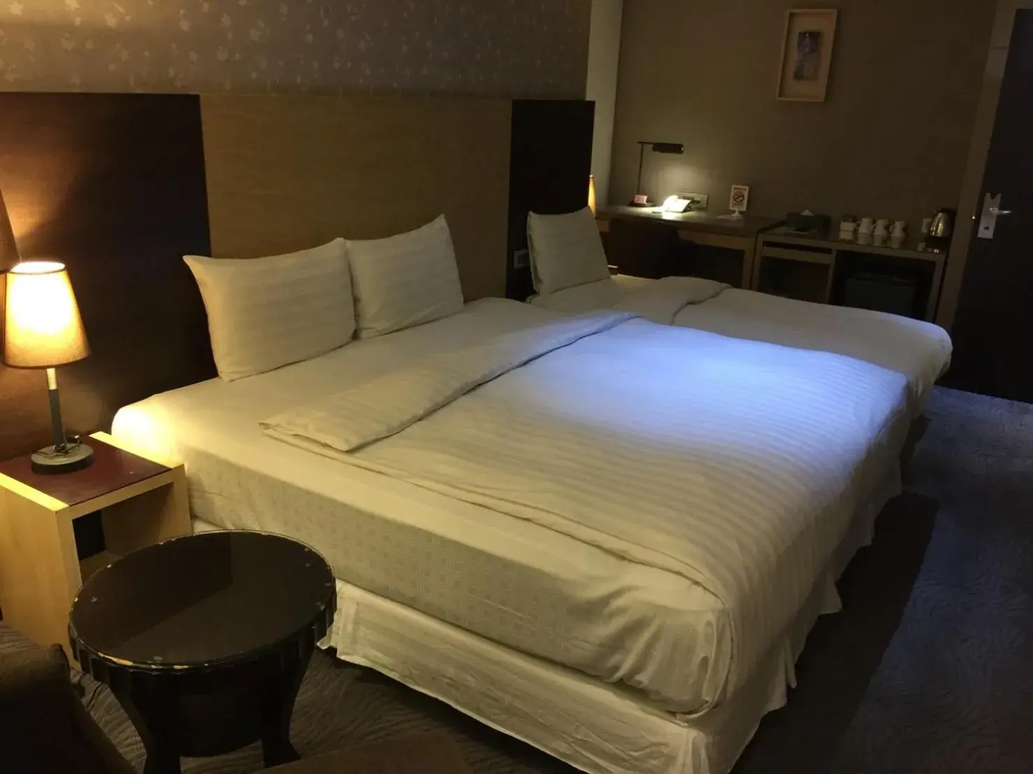 Bed in Lessing Hotel Qixian