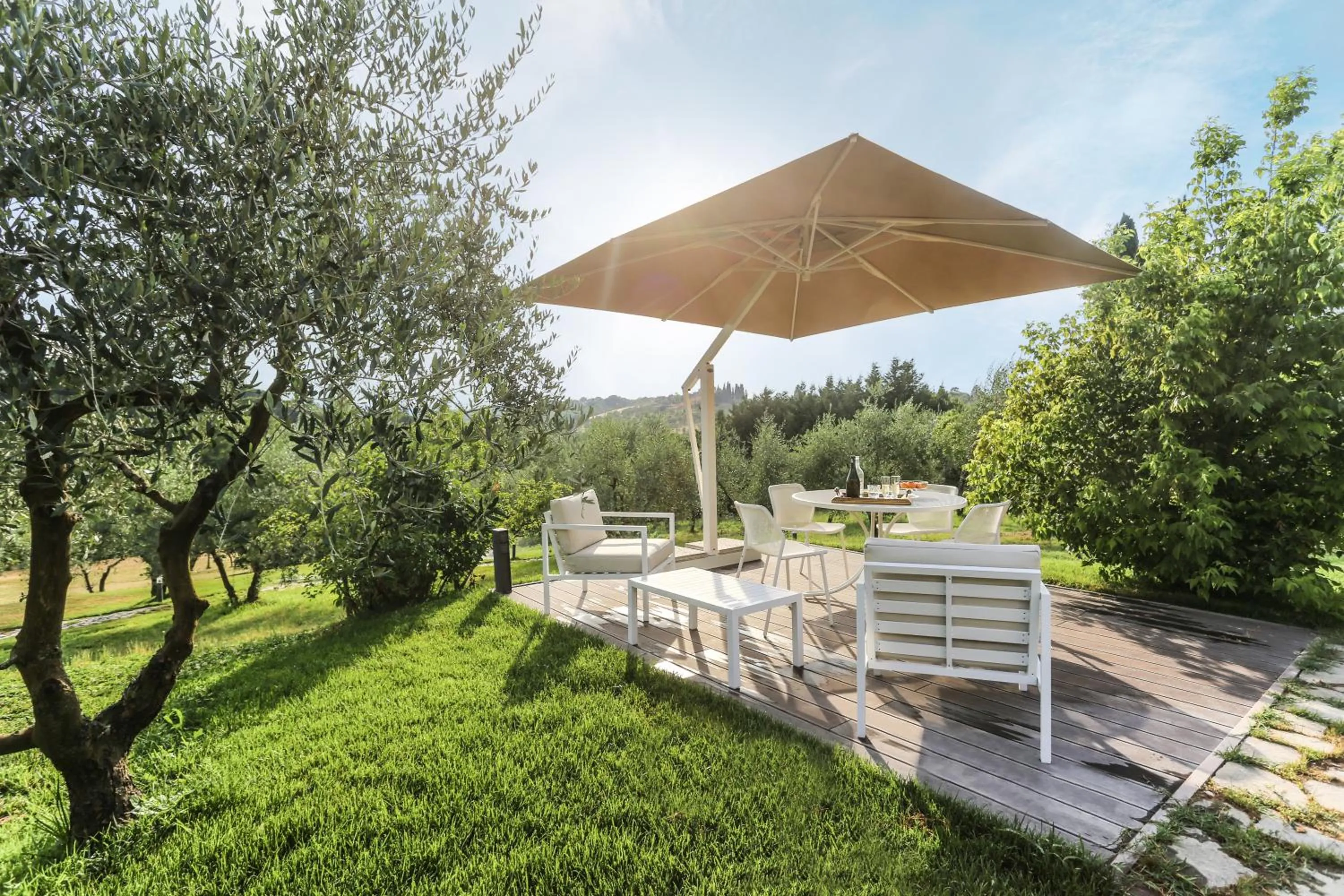 Patio in Poggio Baronti B&B