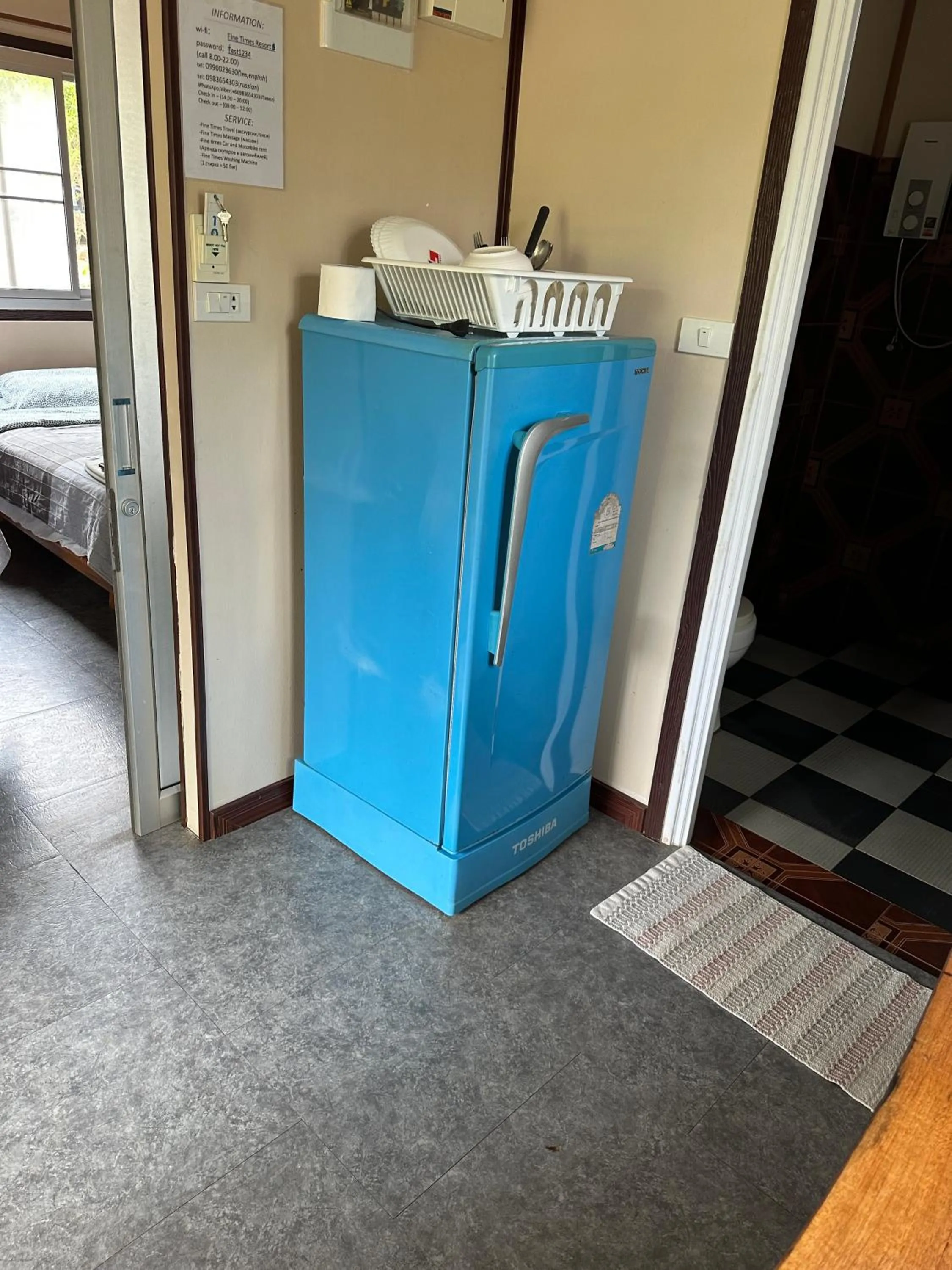 Kitchen or kitchenette in Fine Times Resort