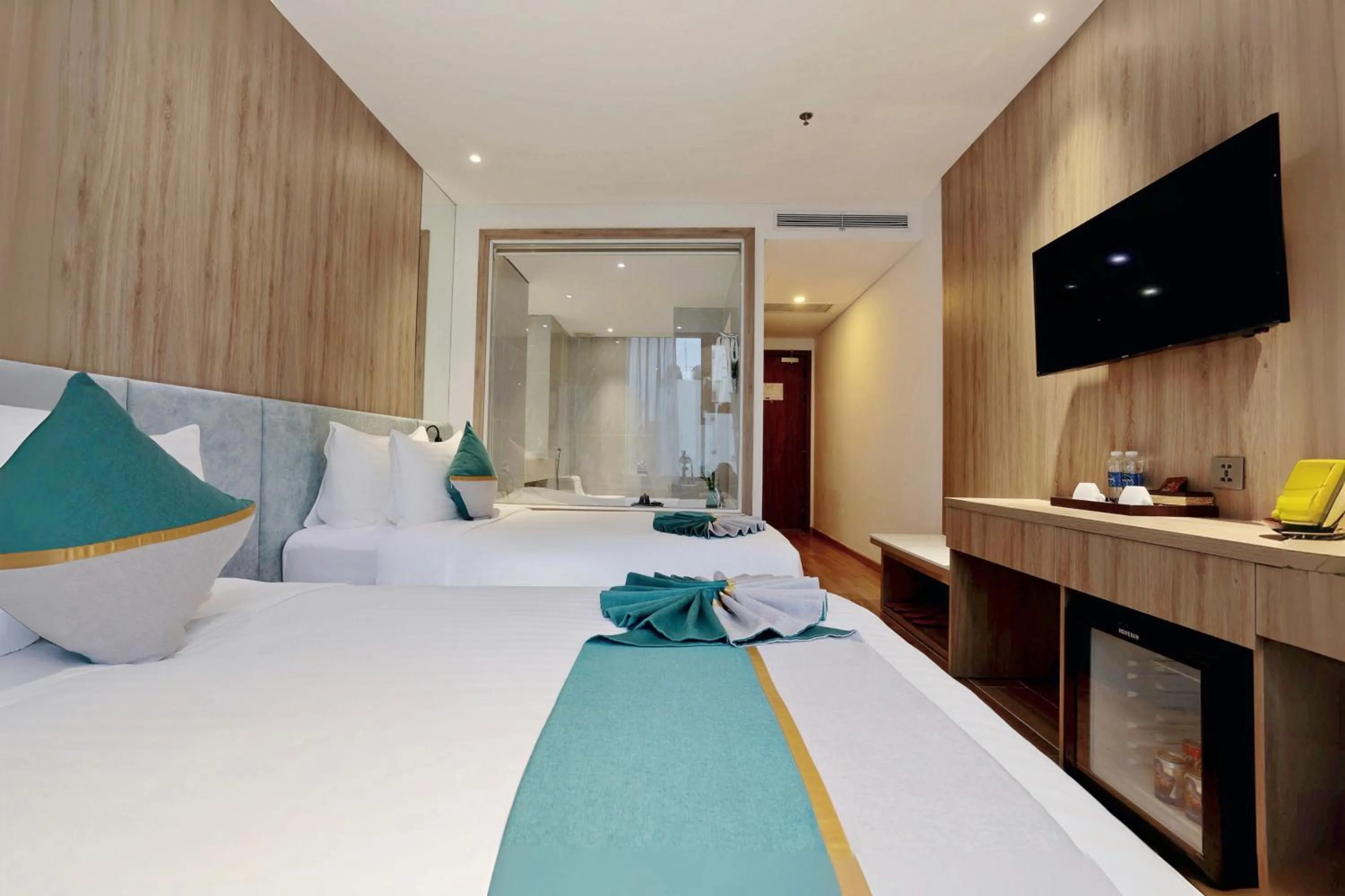 Bed in Cicilia Hotels & Spa Danang