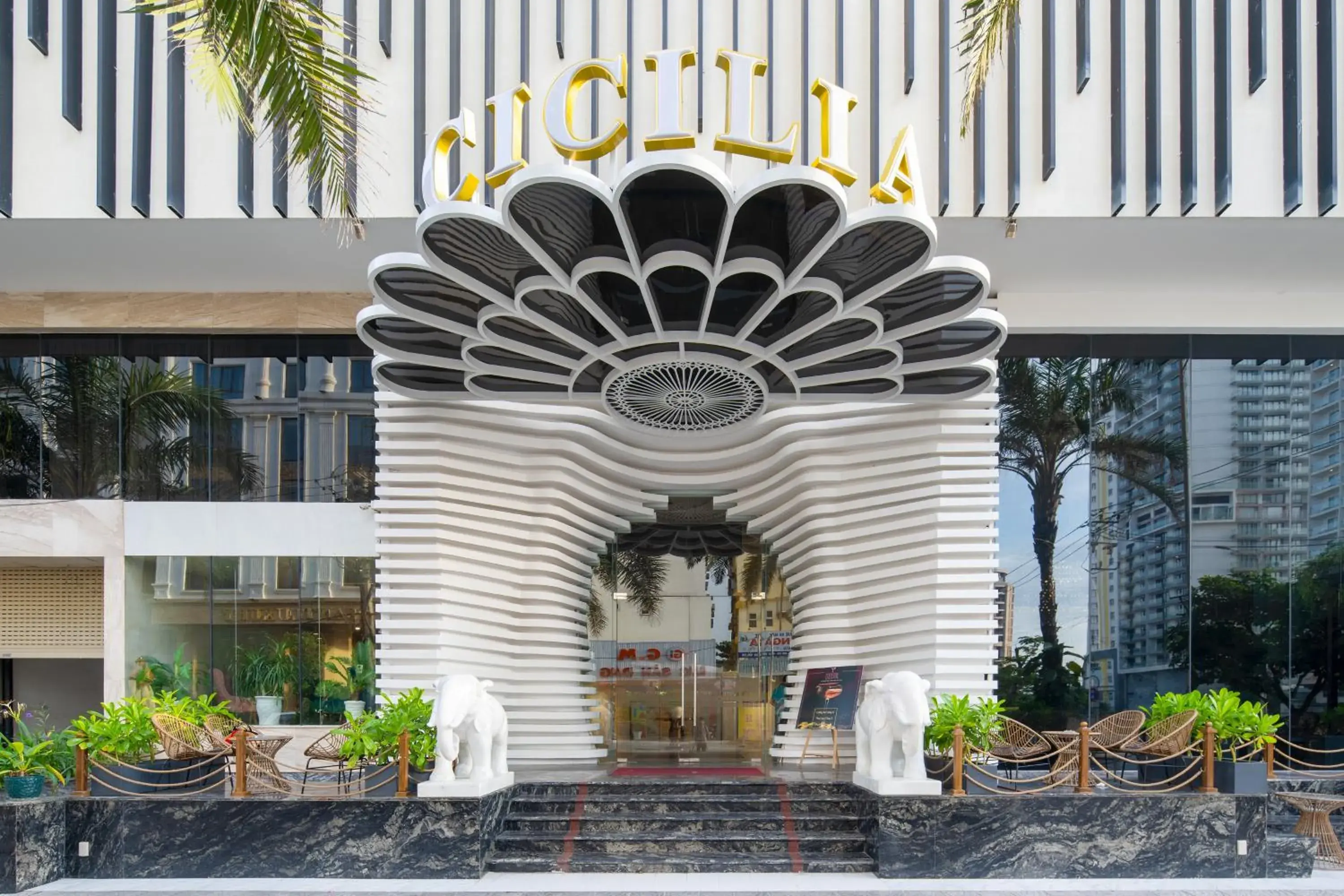Facade/entrance in Cicilia Hotels & Spa Danang Facade/entrance in Cicilia Hotels & Spa Danang