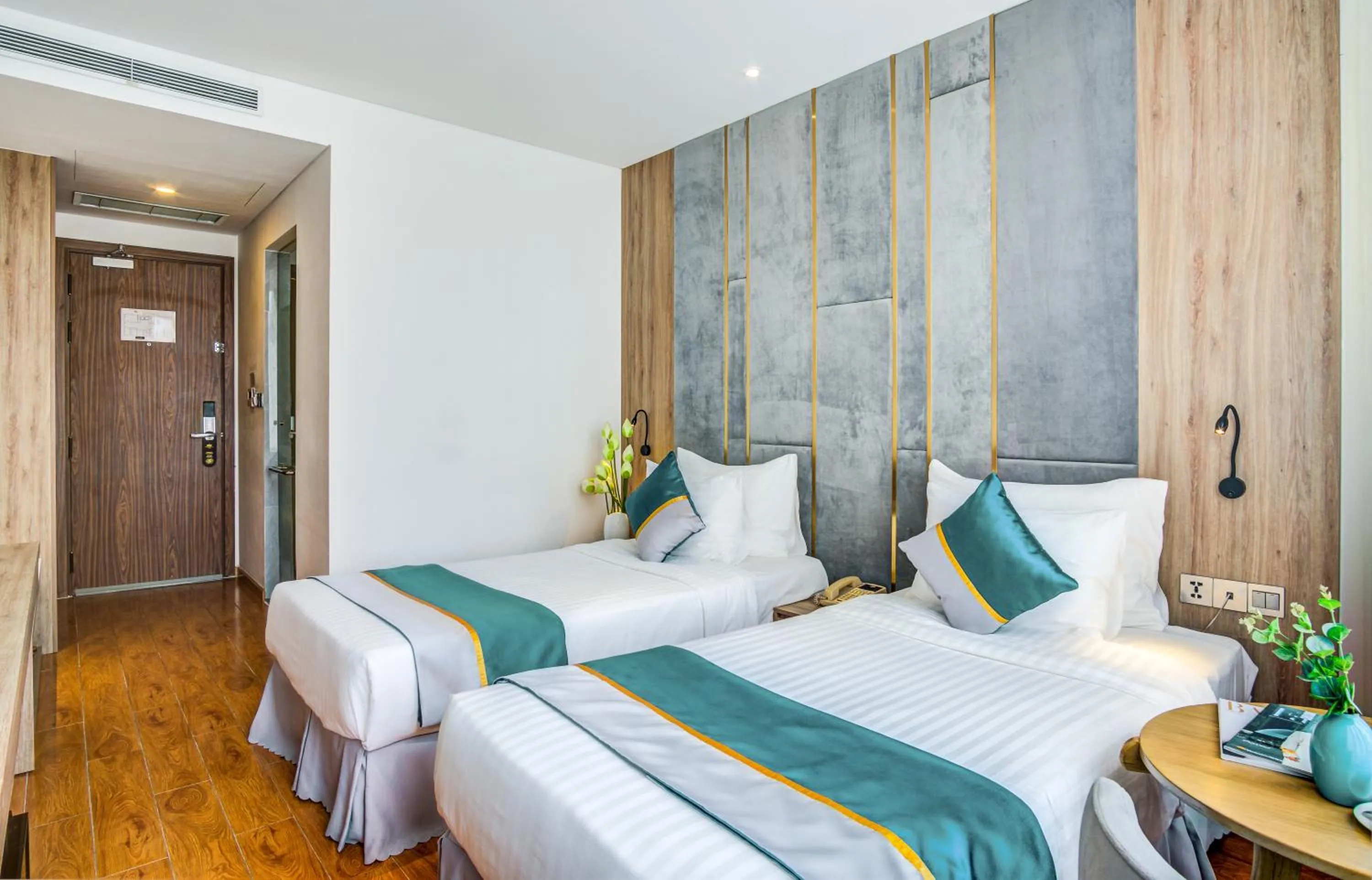 Bed in Cicilia Hotels & Spa Danang