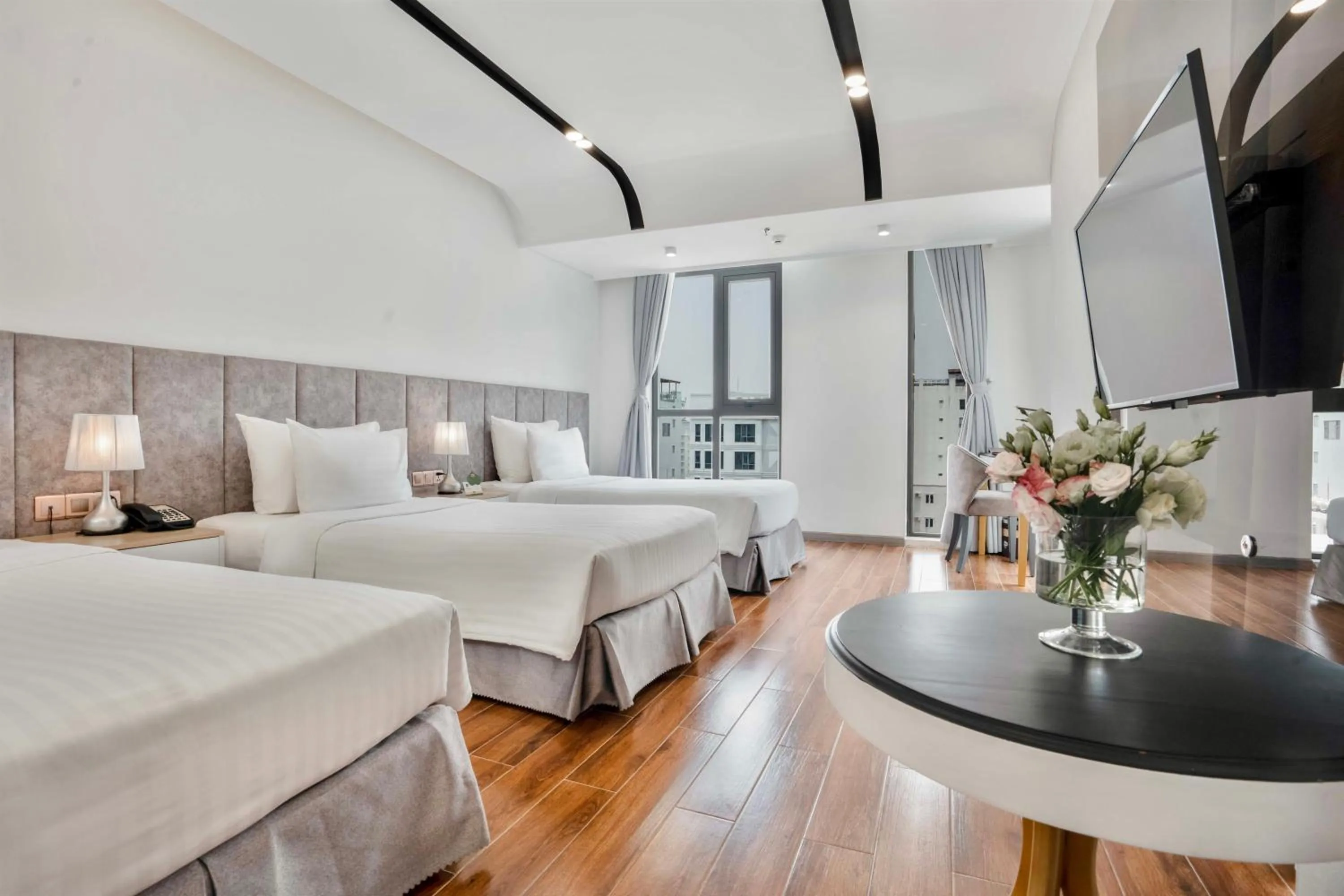 Bed in Cicilia Hotels & Spa Danang