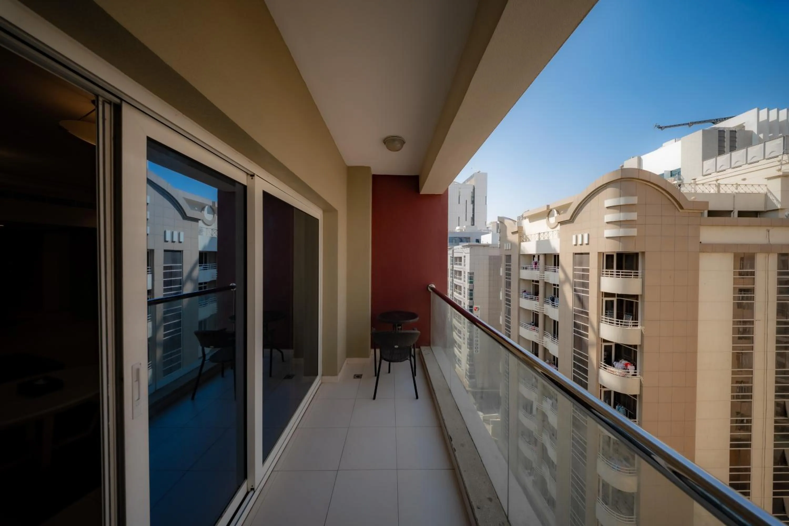 Balcony/Terrace in City Stay Prime Hotel Apartments - Al Barsha