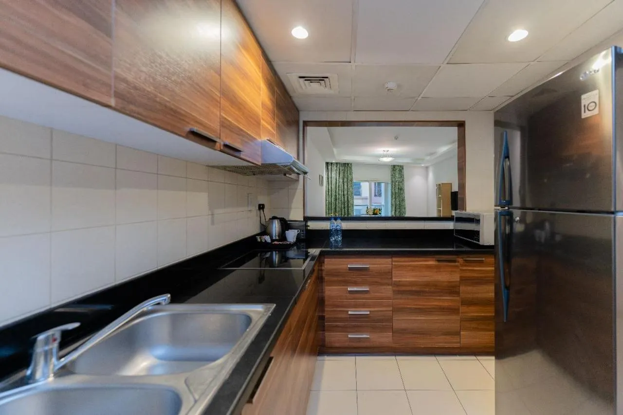 Kitchen or kitchenette in City Stay Prime Hotel Apartments - Al Barsha