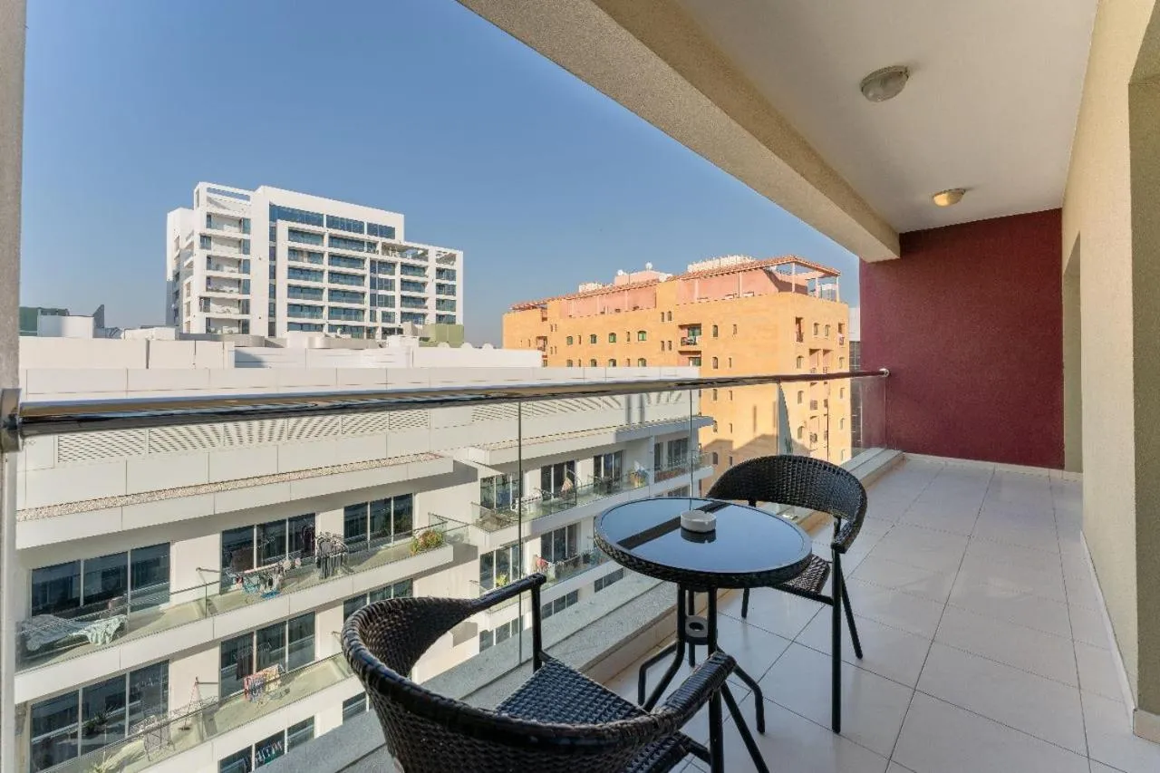 Balcony/Terrace in City Stay Prime Hotel Apartments - Al Barsha