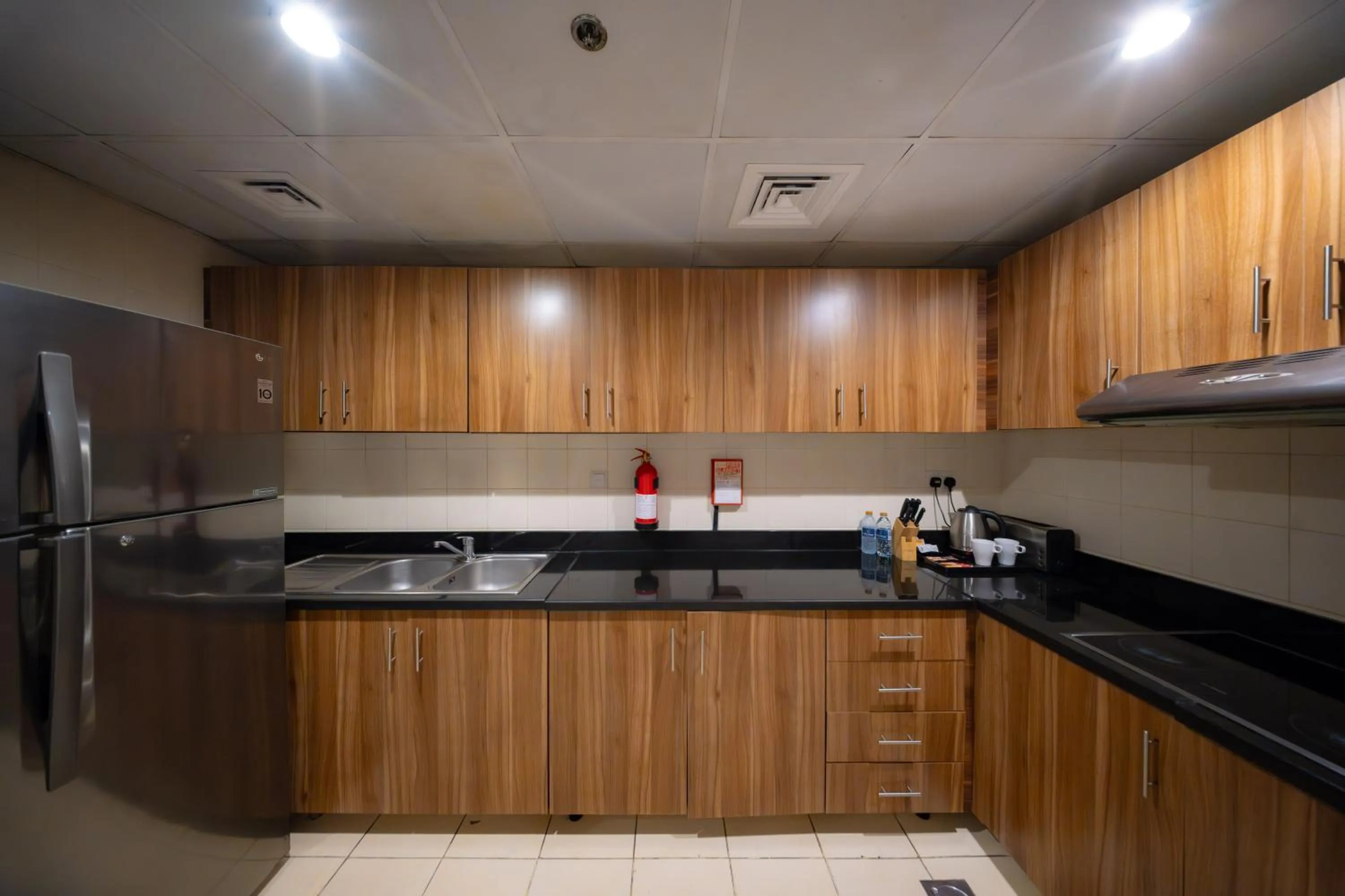 Kitchen or kitchenette in City Stay Prime Hotel Apartments - Al Barsha
