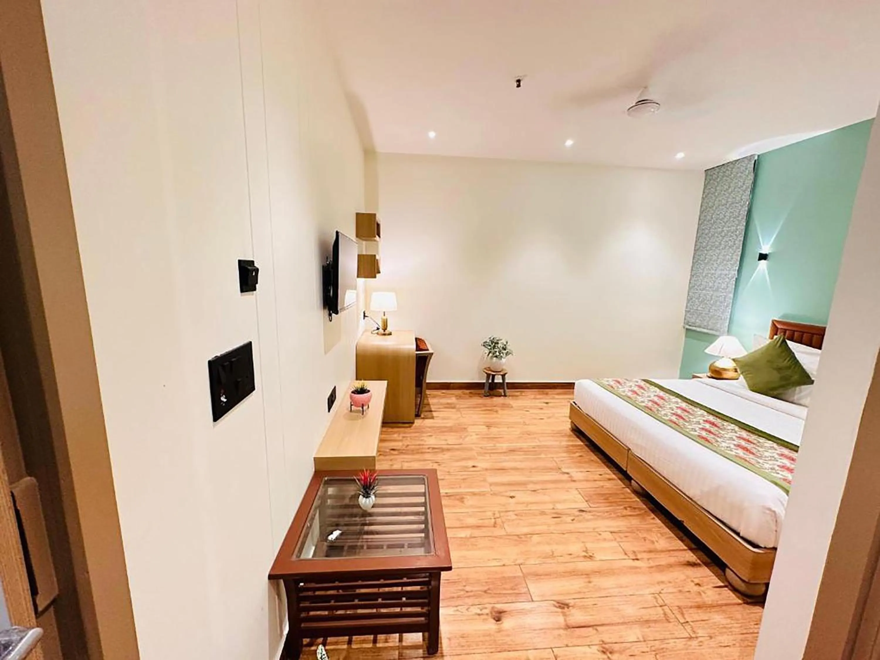 Bed in Hotel Punj E Tara Anand Vihar Vaishali Ghaziabad