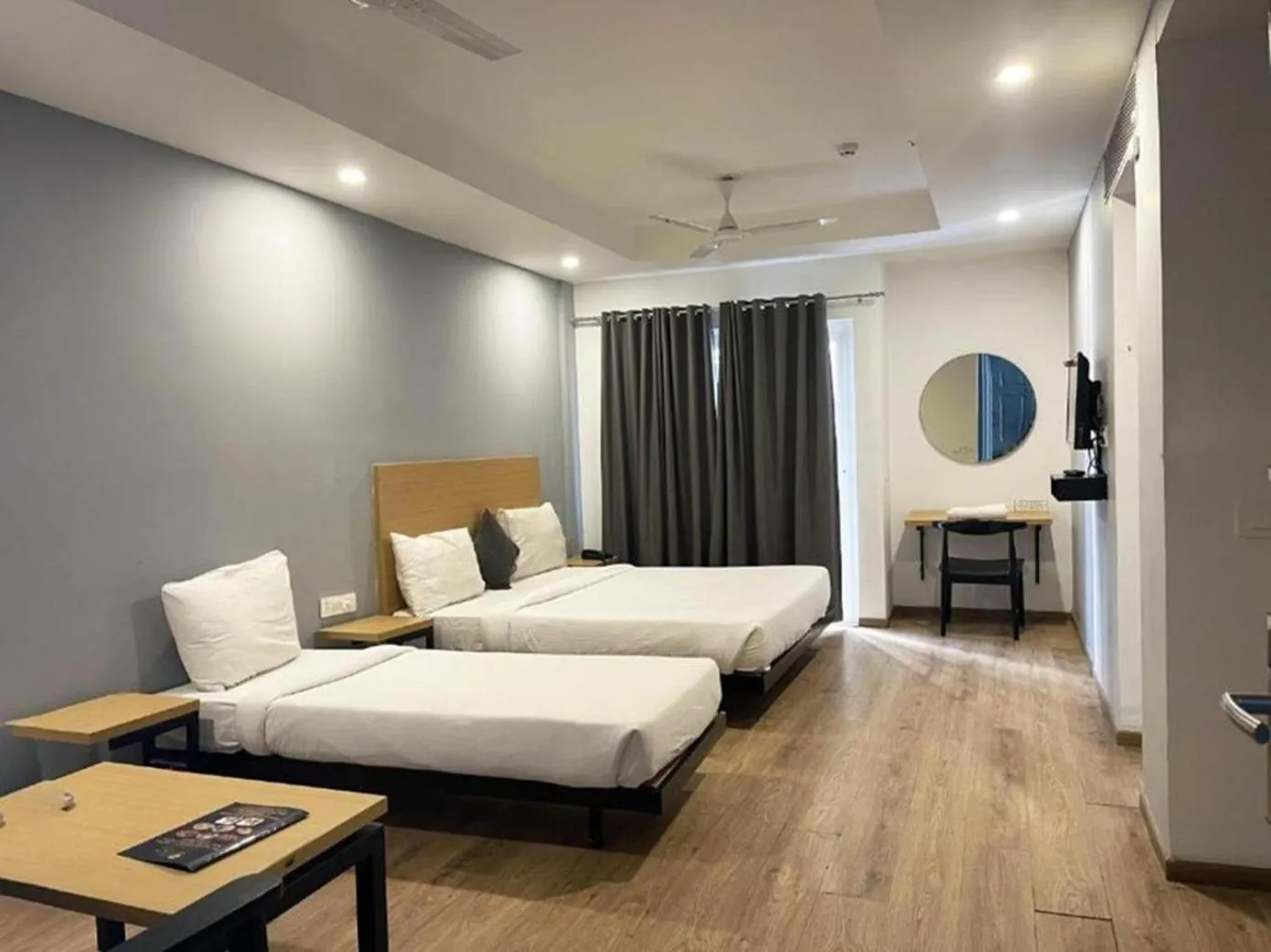 Bed in The Roseman Hotel & Suites