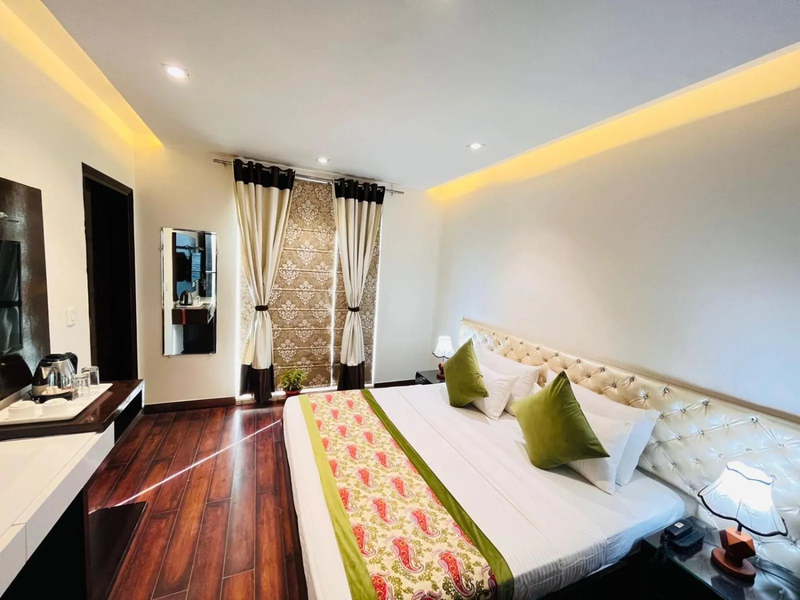 Bed in Hotel Grand Stay