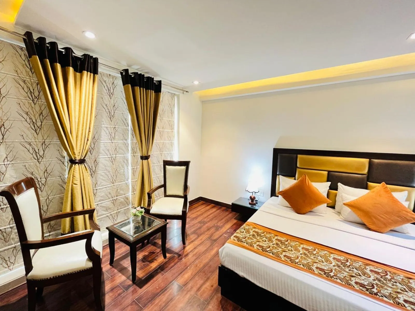 Bed in Hotel Grand Stay