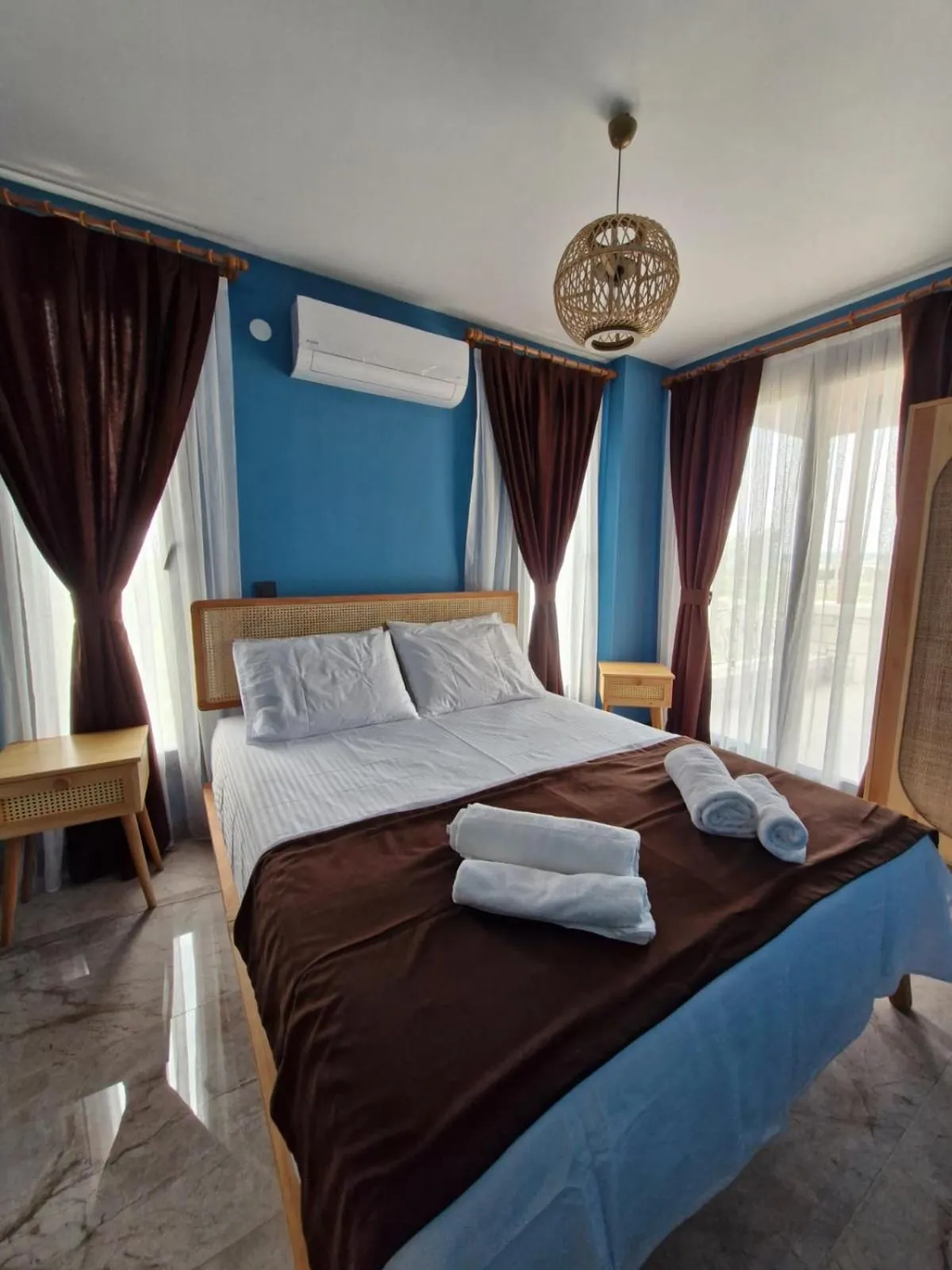 Bed in Velder House Urla