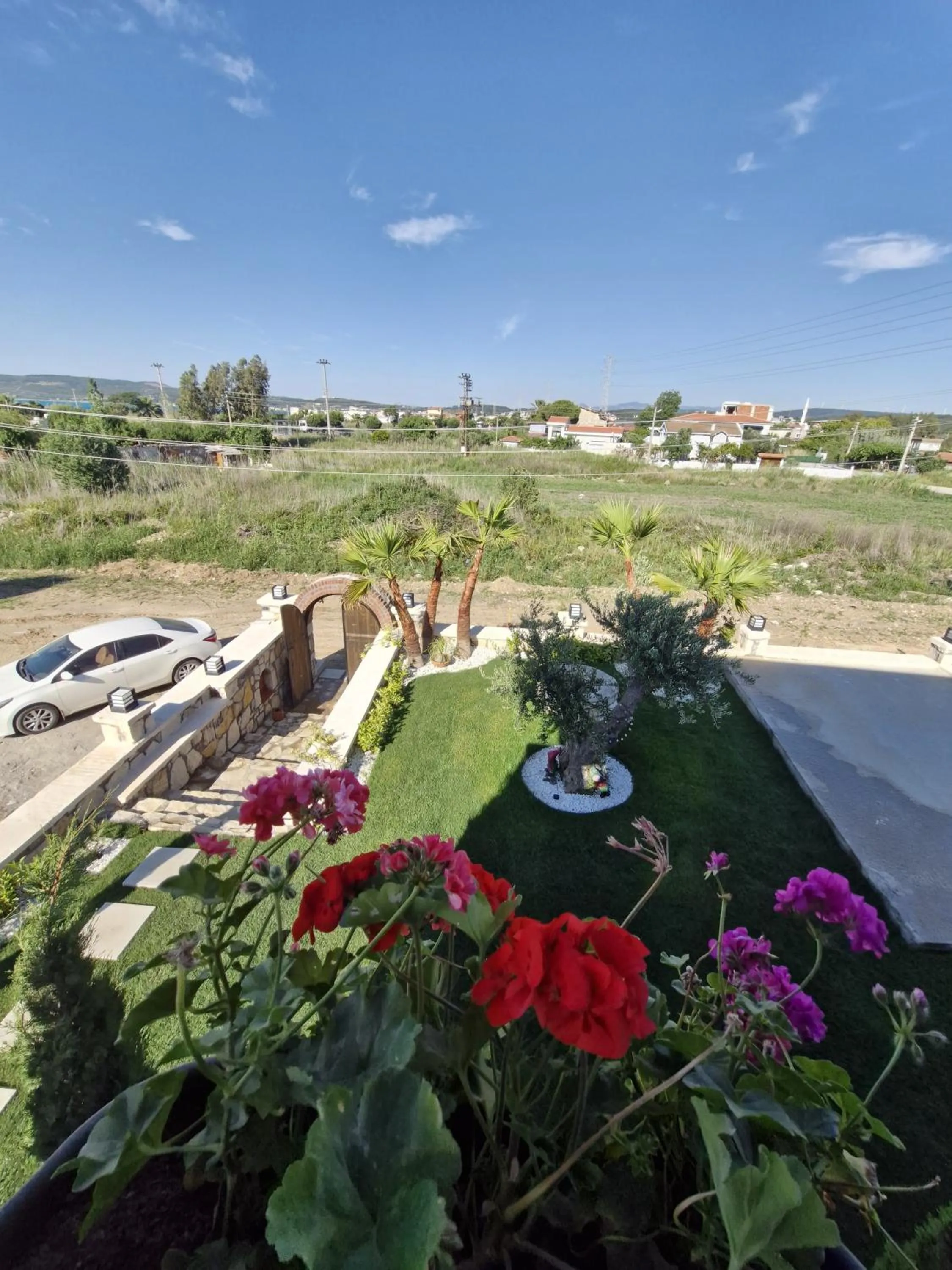 Natural landscape in Velder House Urla