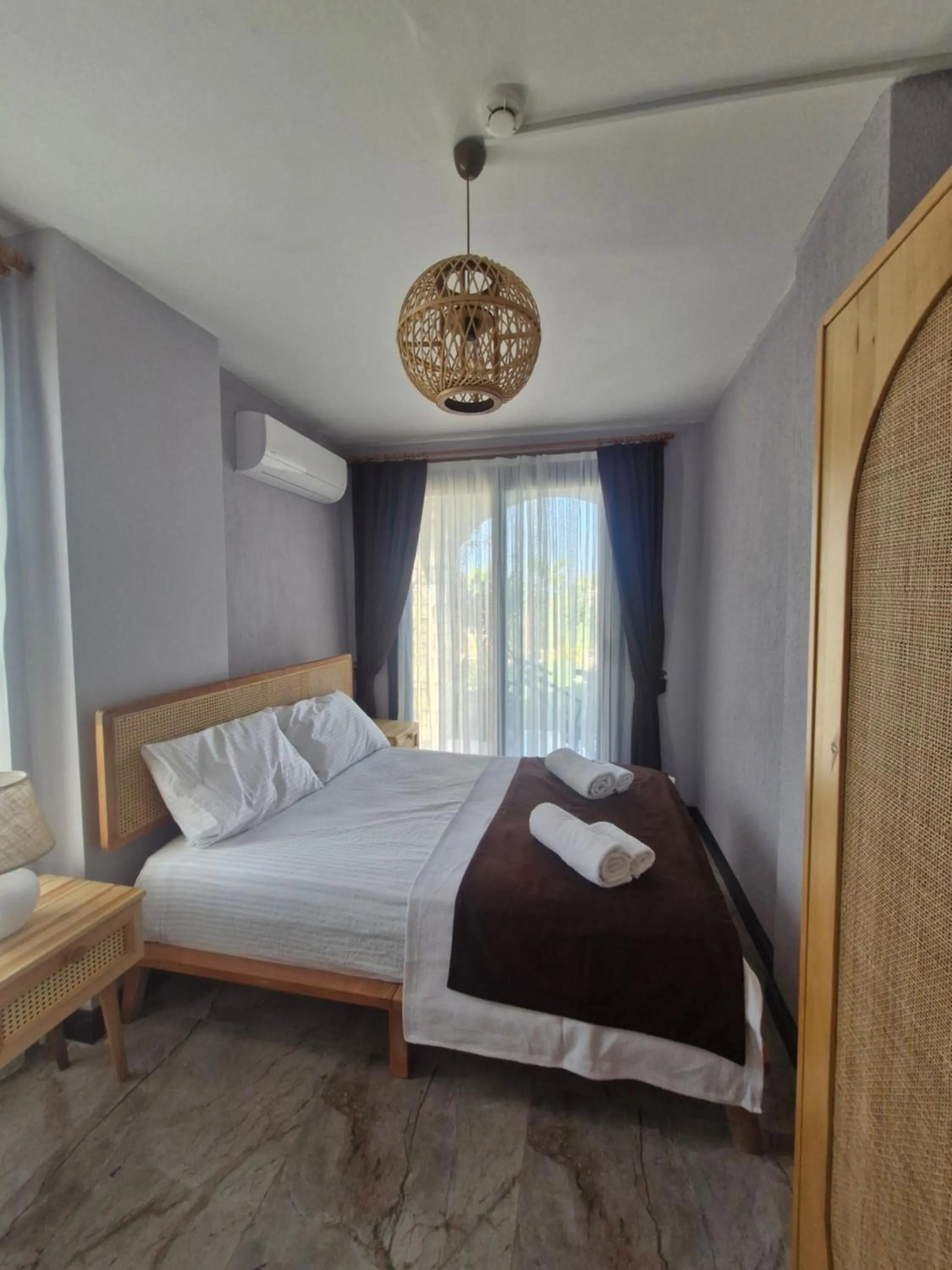 Patio, Bed in Velder House Urla