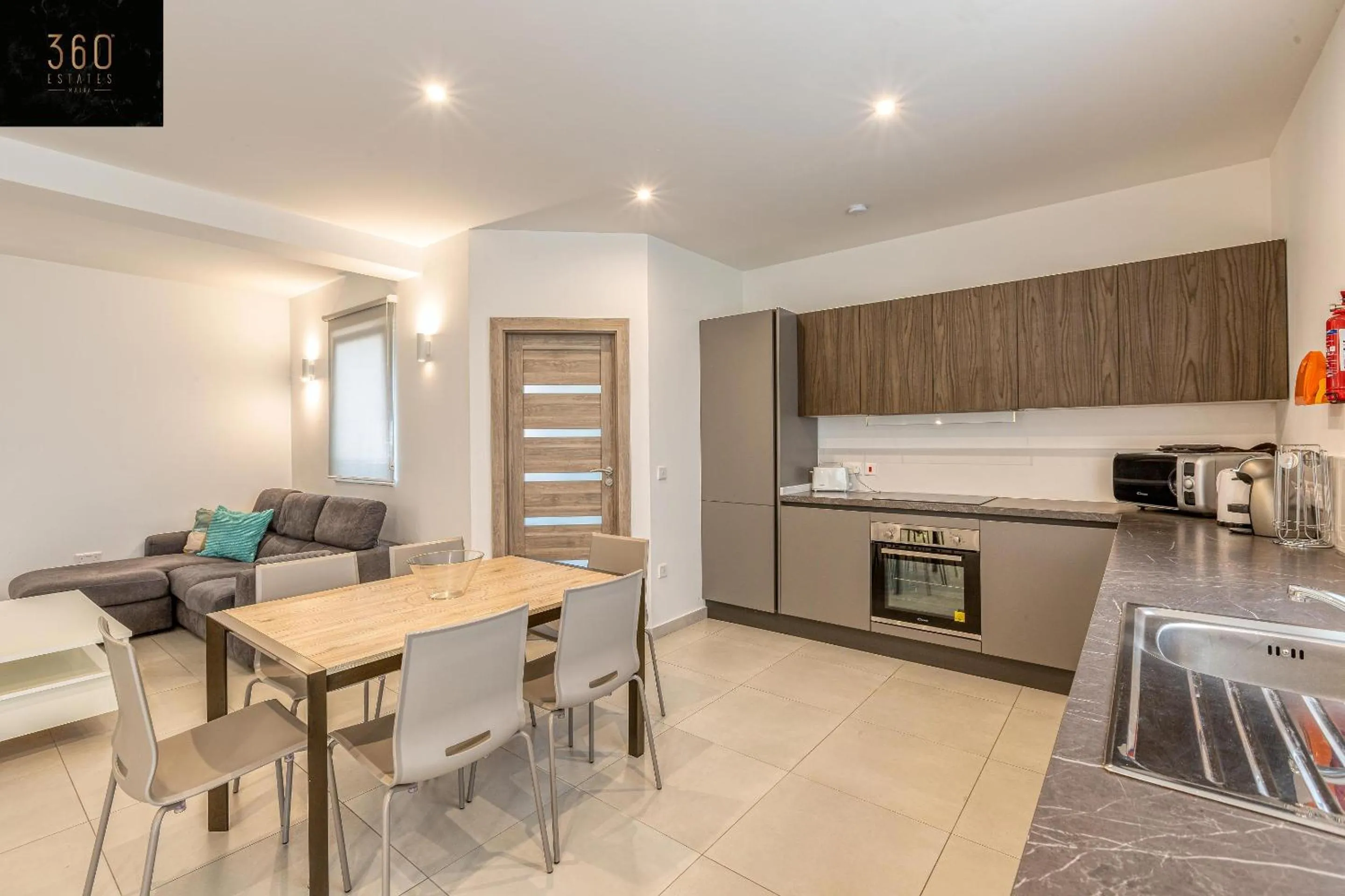 Kitchen or kitchenette in Stunning 2BR penthouse with harbour view & BBQ by 360 Estates