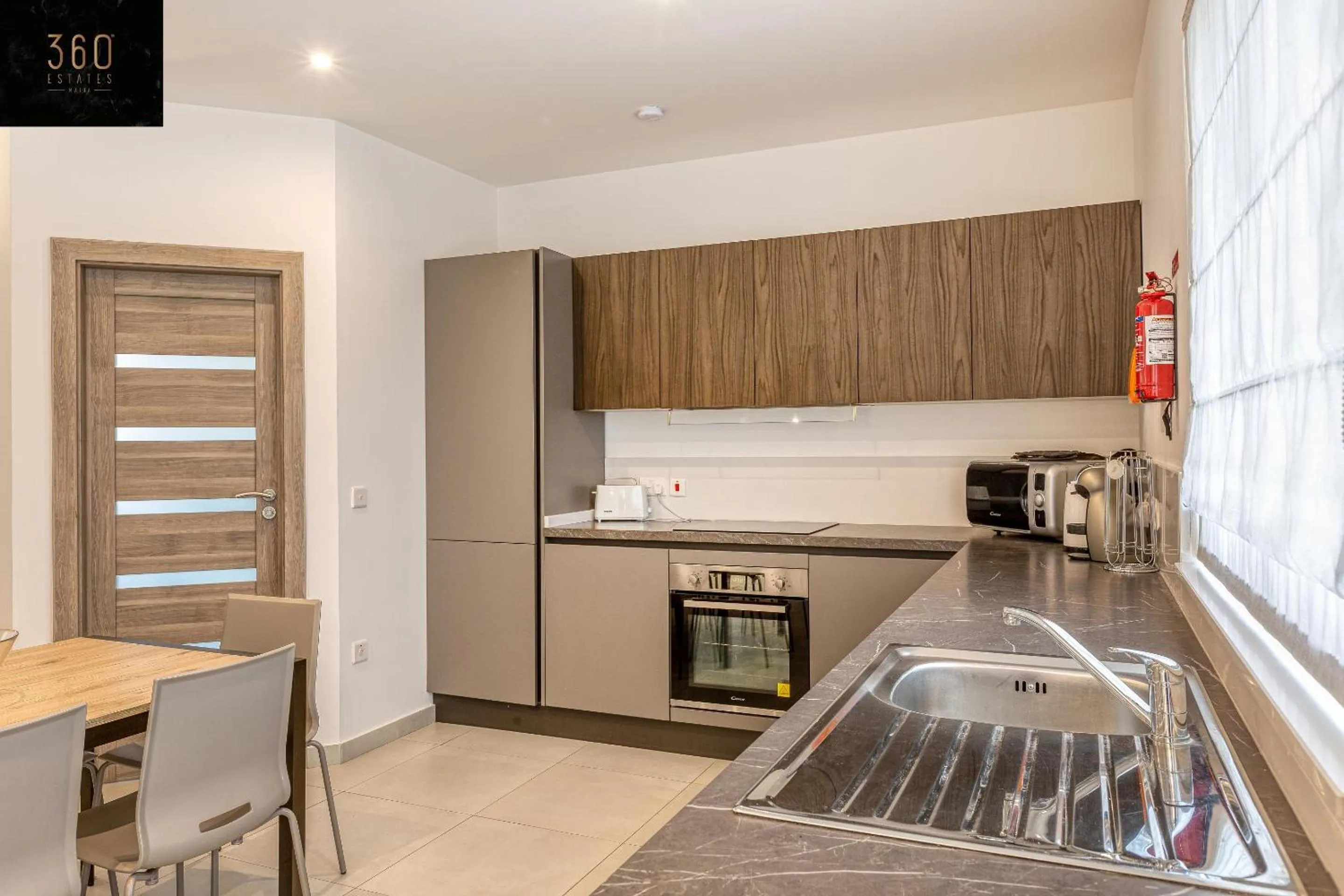 Kitchen or kitchenette in Stunning 2BR penthouse with harbour view & BBQ by 360 Estates