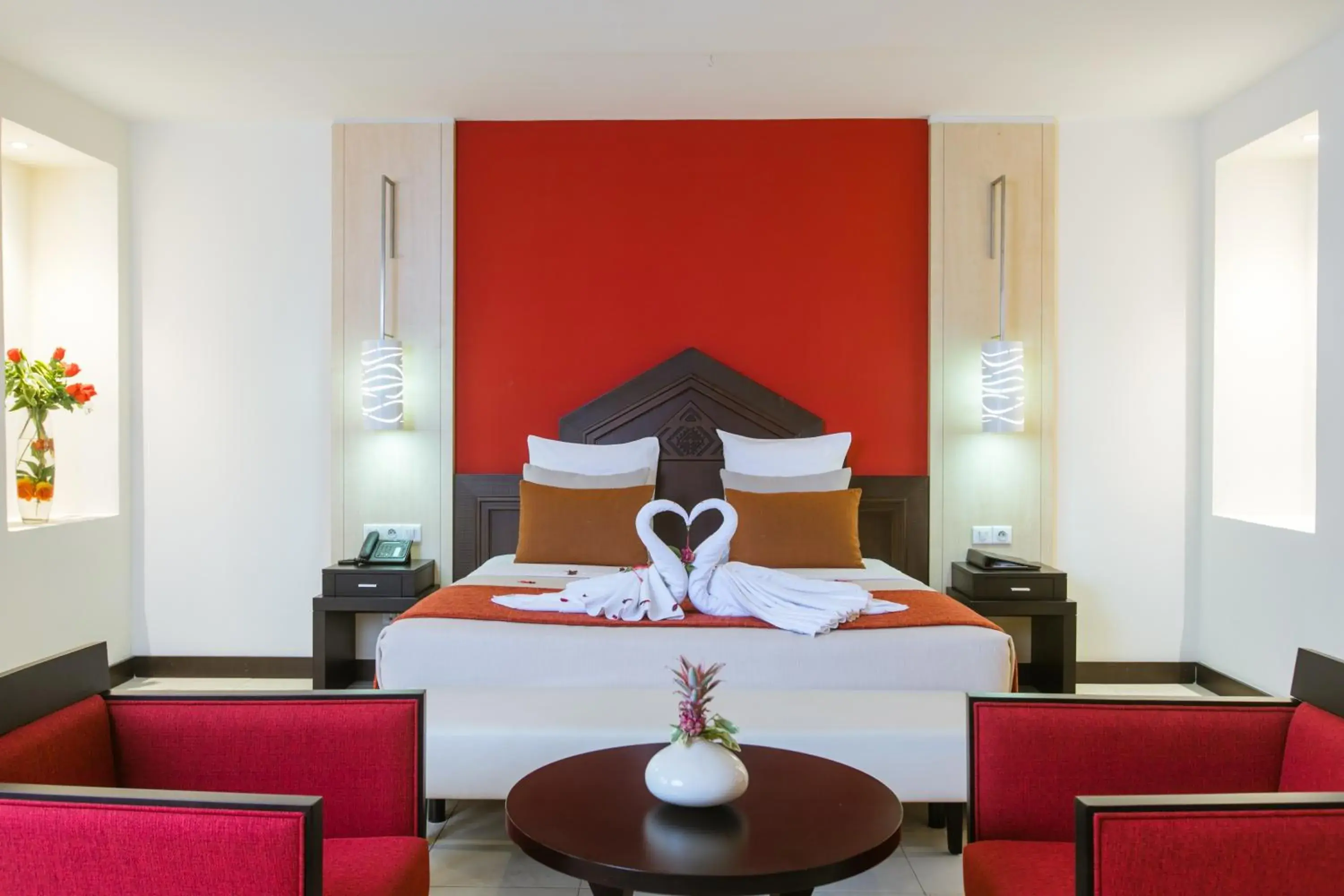 Bed in Azalaï Hôtel Bamako Bed in Azalaï Hôtel Bamako