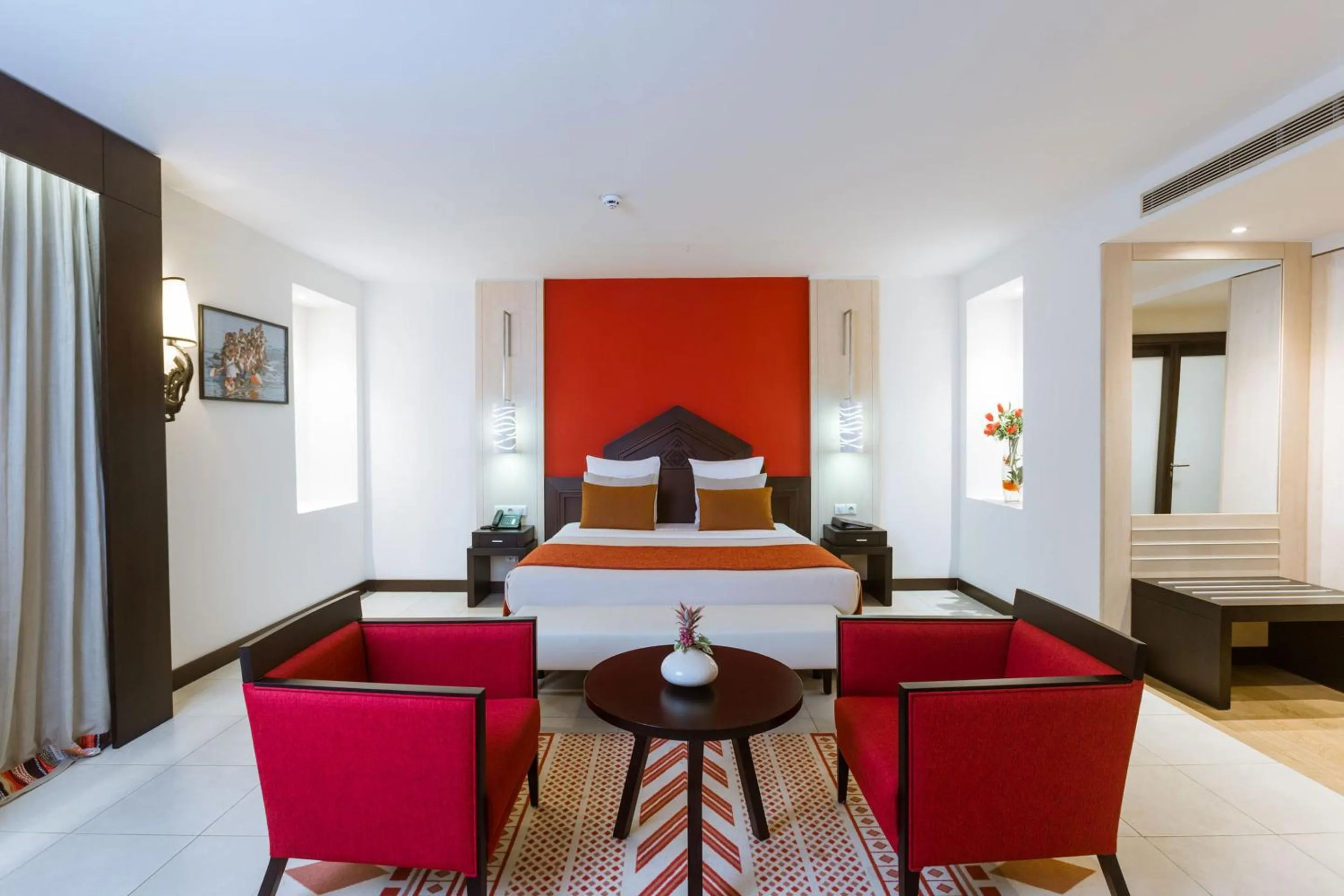 Bed in Azalaï Hôtel Bamako