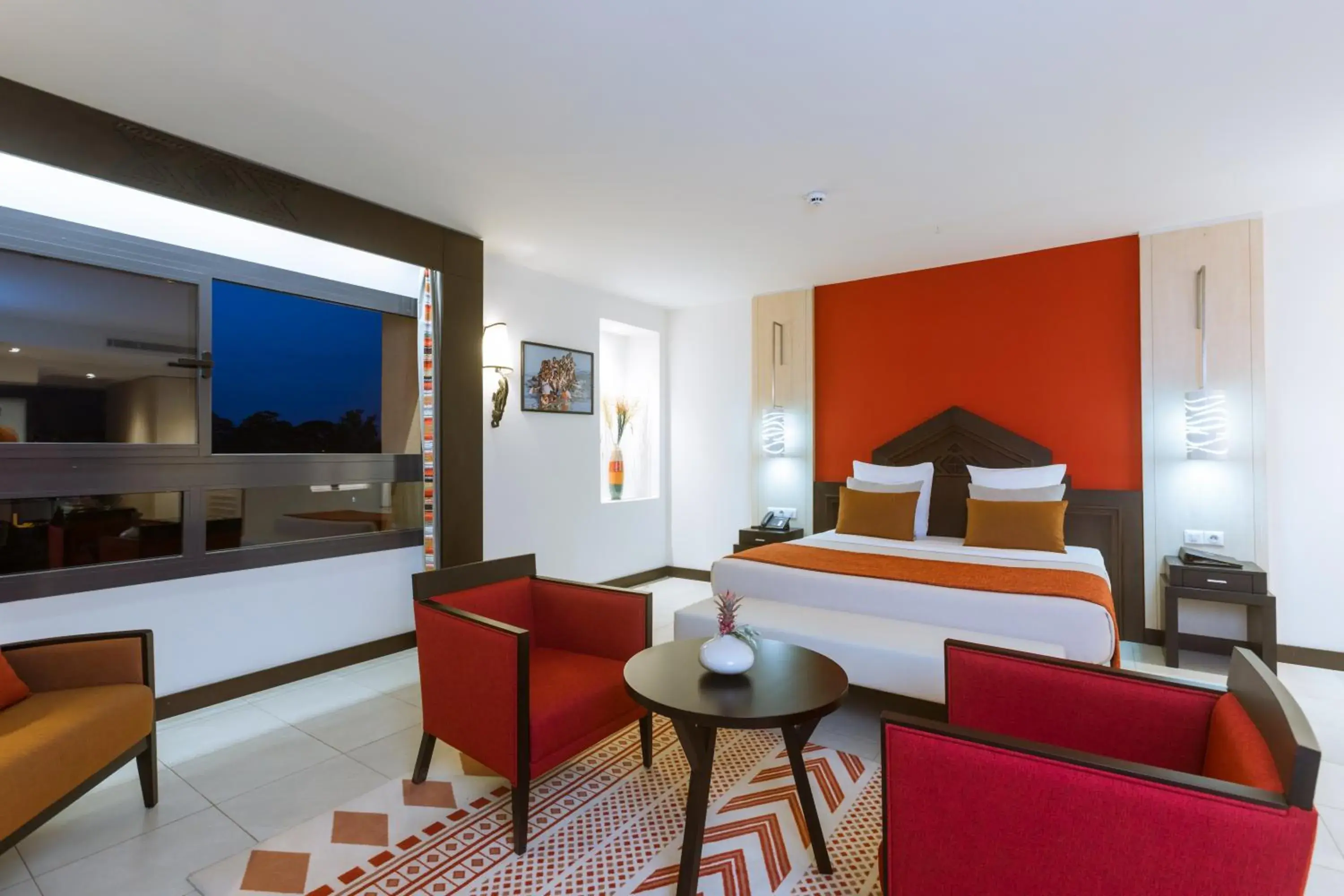 Bedroom, Bed in Azalaï Hôtel Bamako Bedroom, Bed in Azalaï Hôtel Bamako