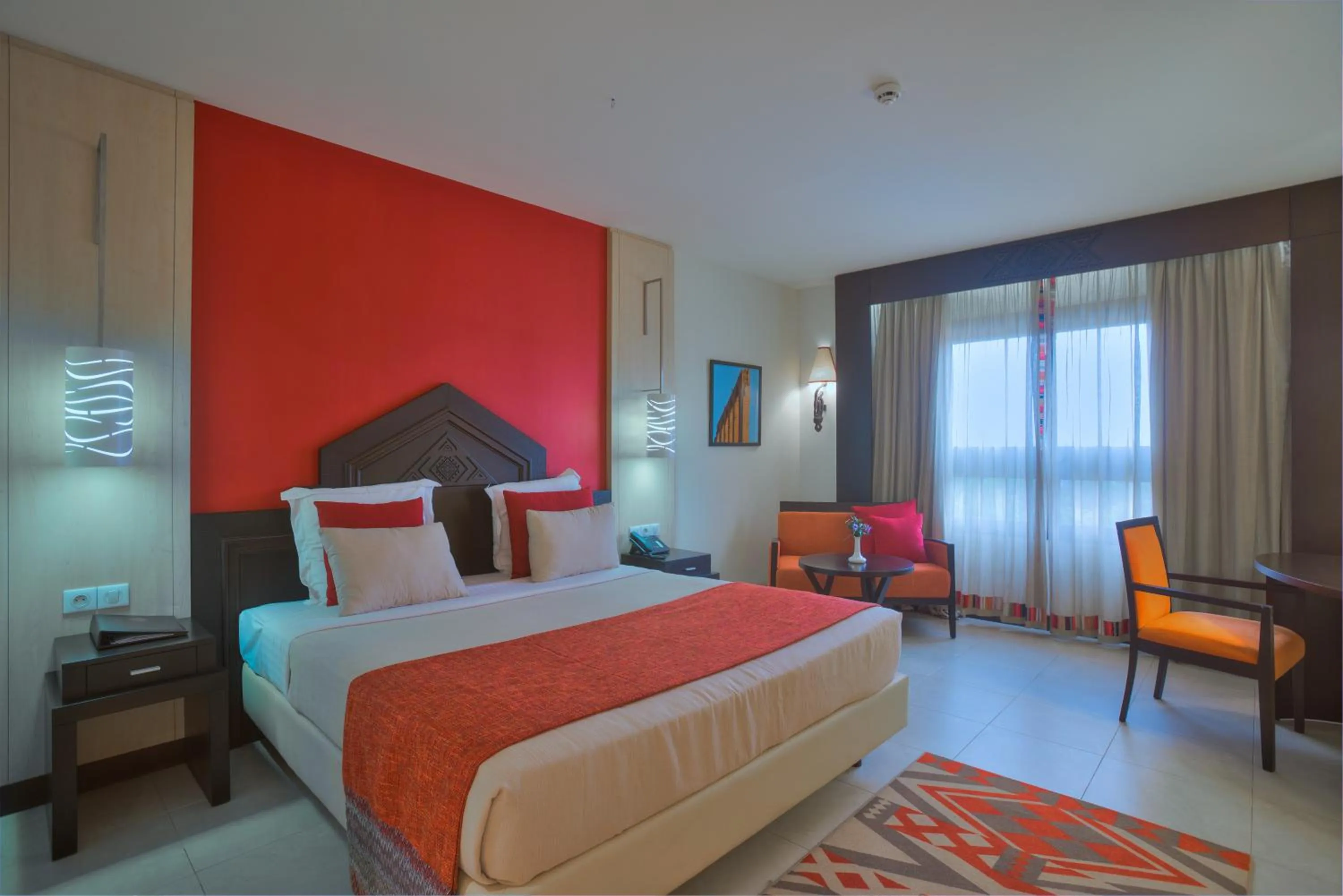 Bedroom, Bed in Azalaï Hôtel Bamako