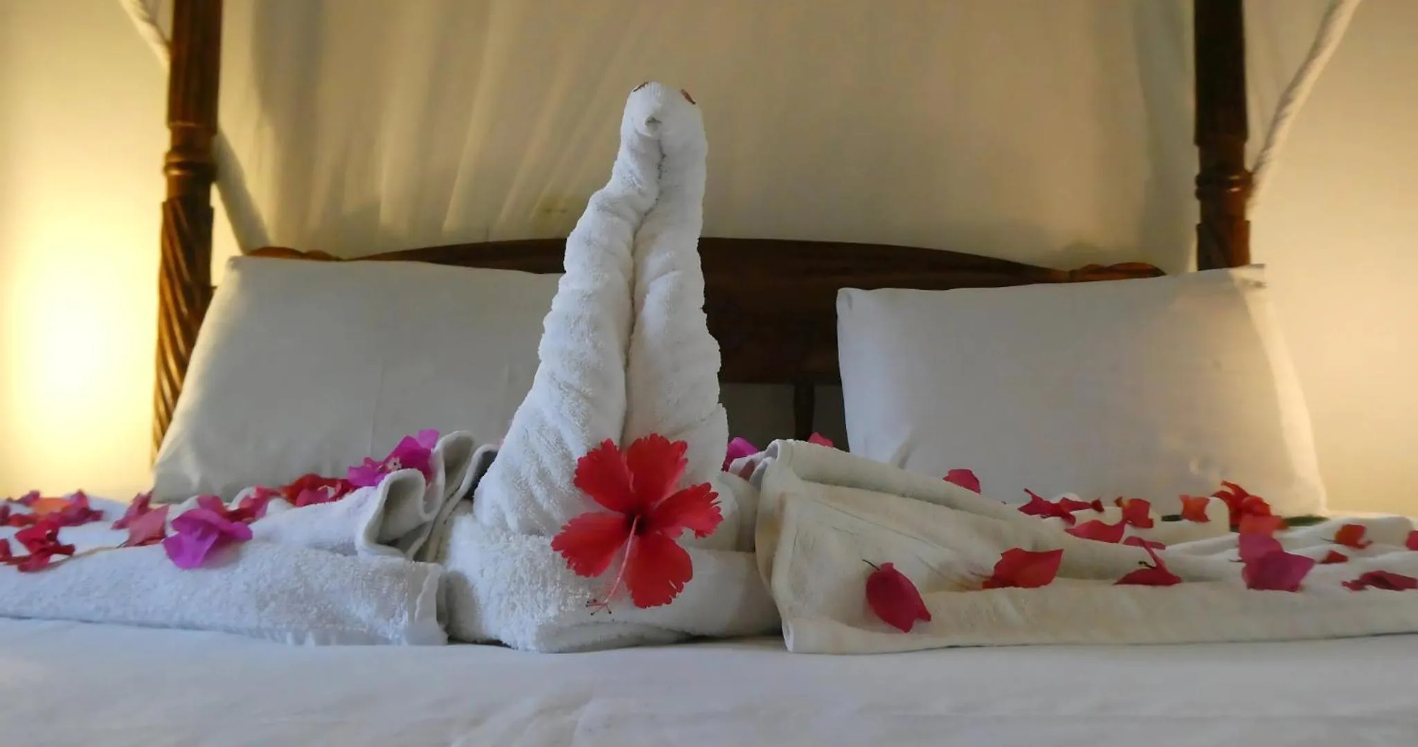 Bed in Lily Palm Resort