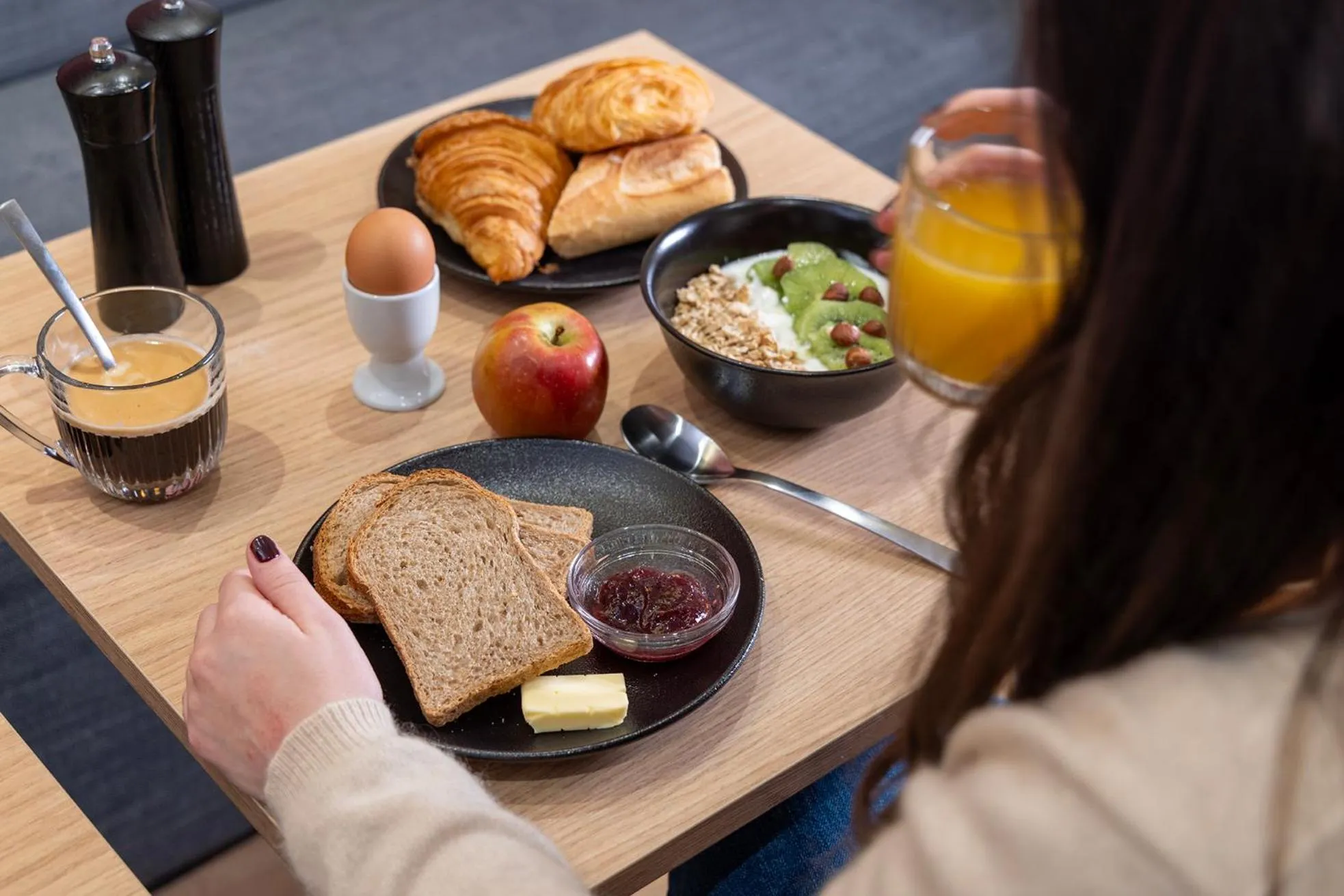 Breakfast in Hôtel Korner Châtelet