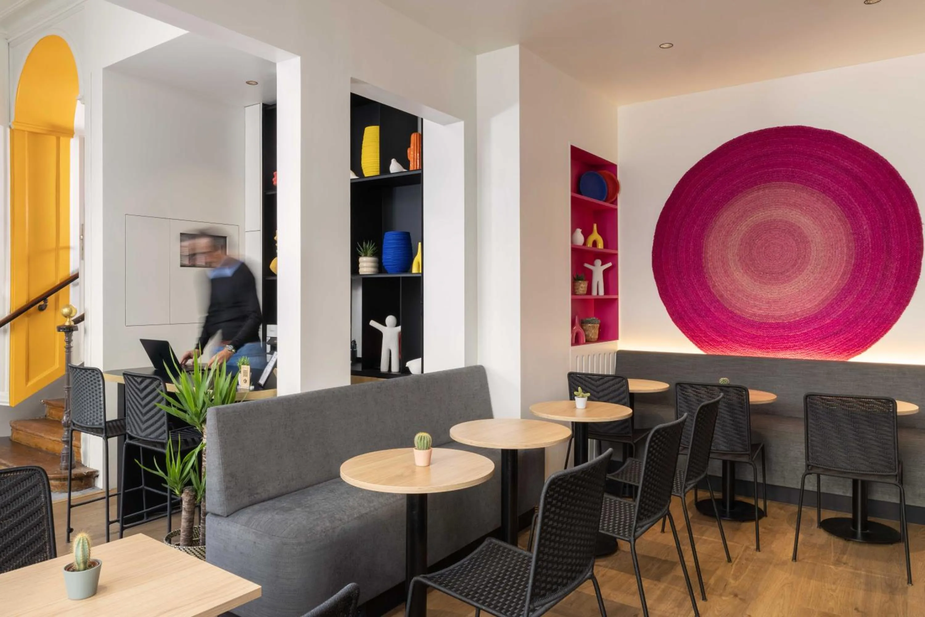 Lobby or reception in Hôtel Korner Châtelet