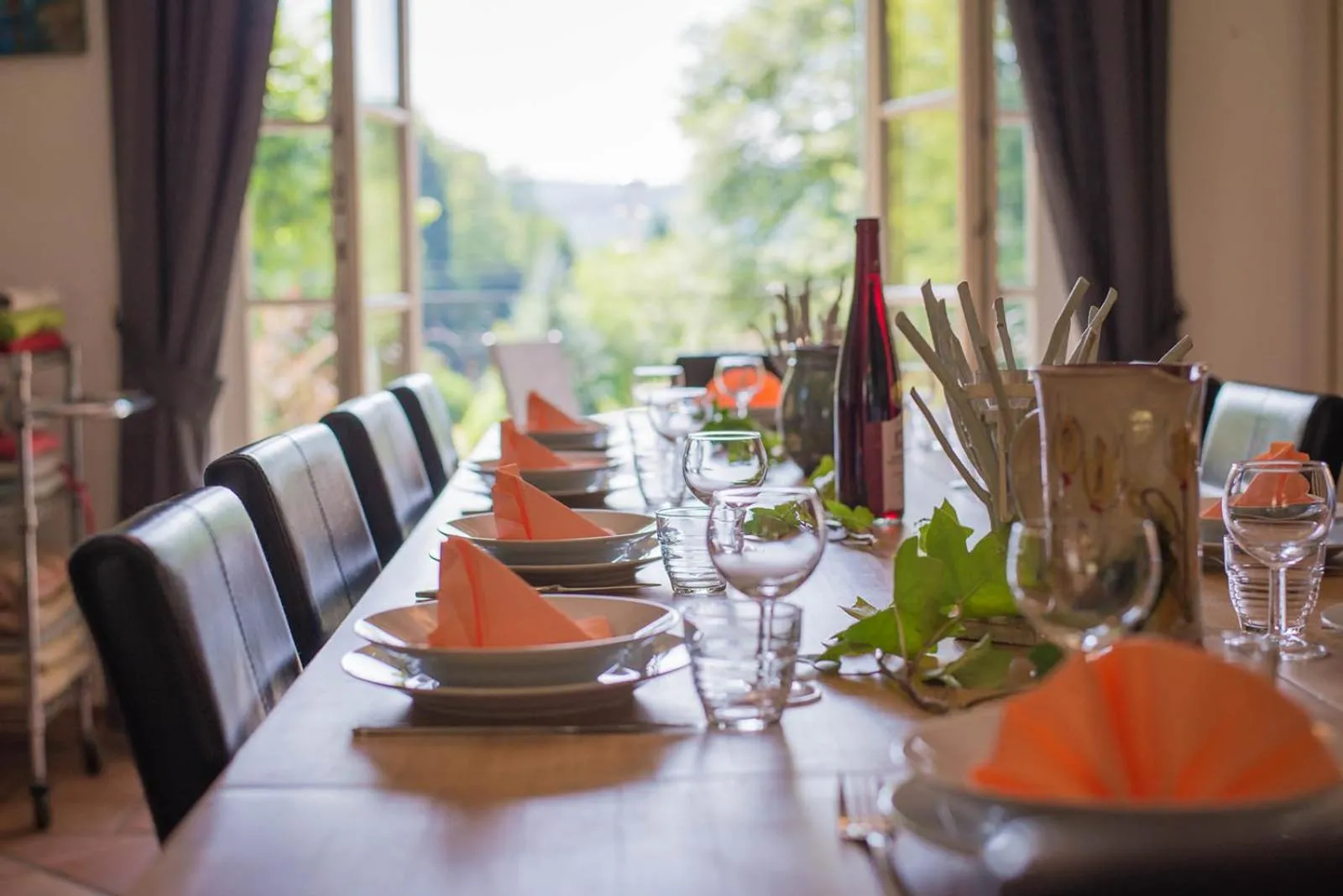Dining area in Villa Louisental - Gruppenunterkunft für Selbstversorger
